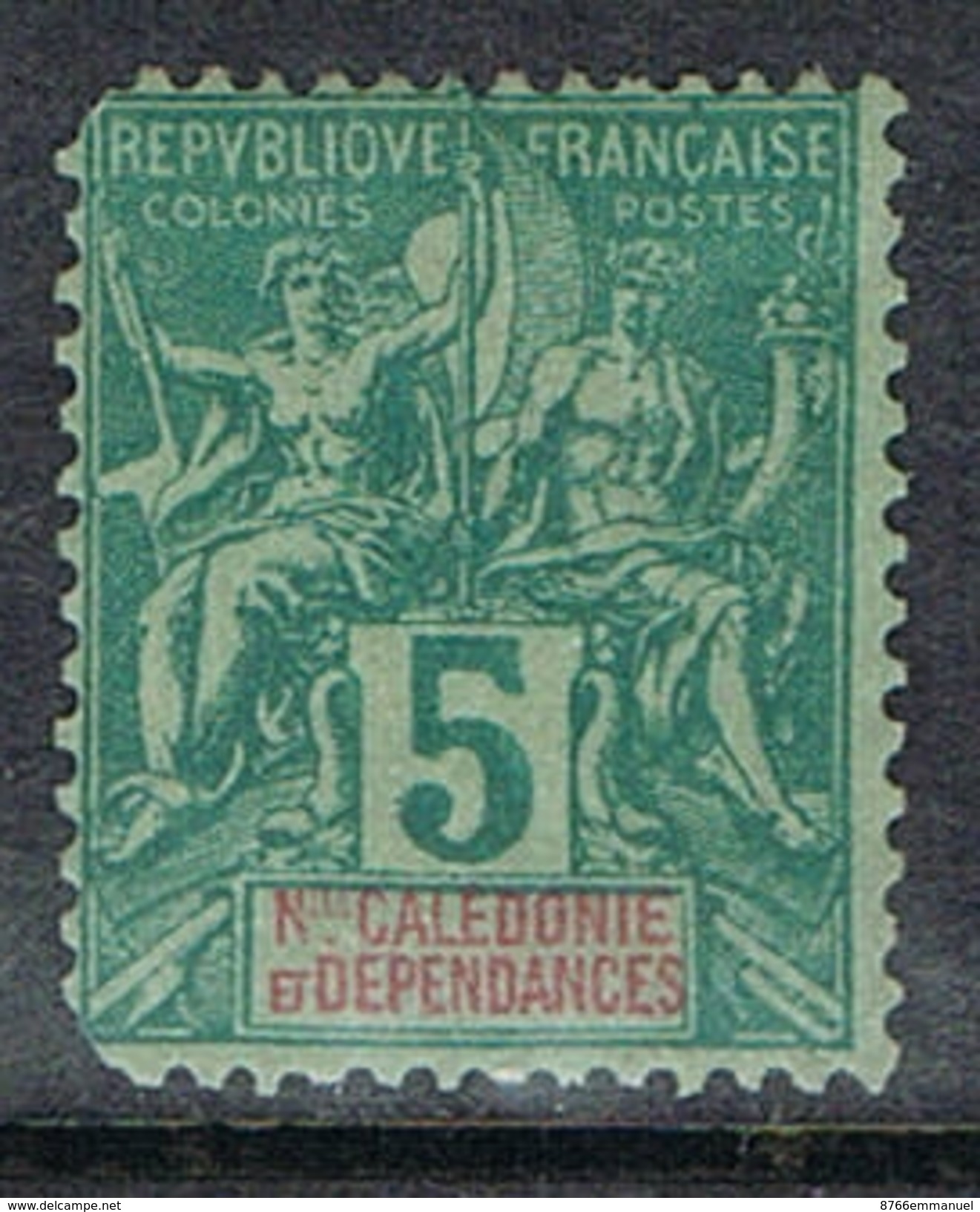 NOUVELLE-CALEDONIE N°44 N* - Ongebruikt