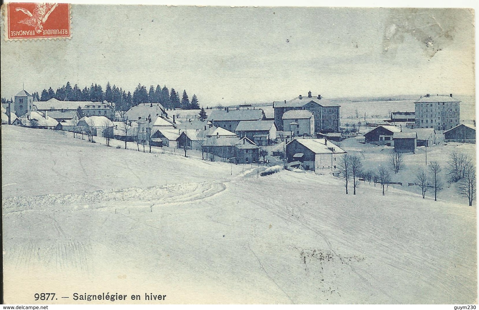 SAIGNELEGIER En Hiver - Saignelégier