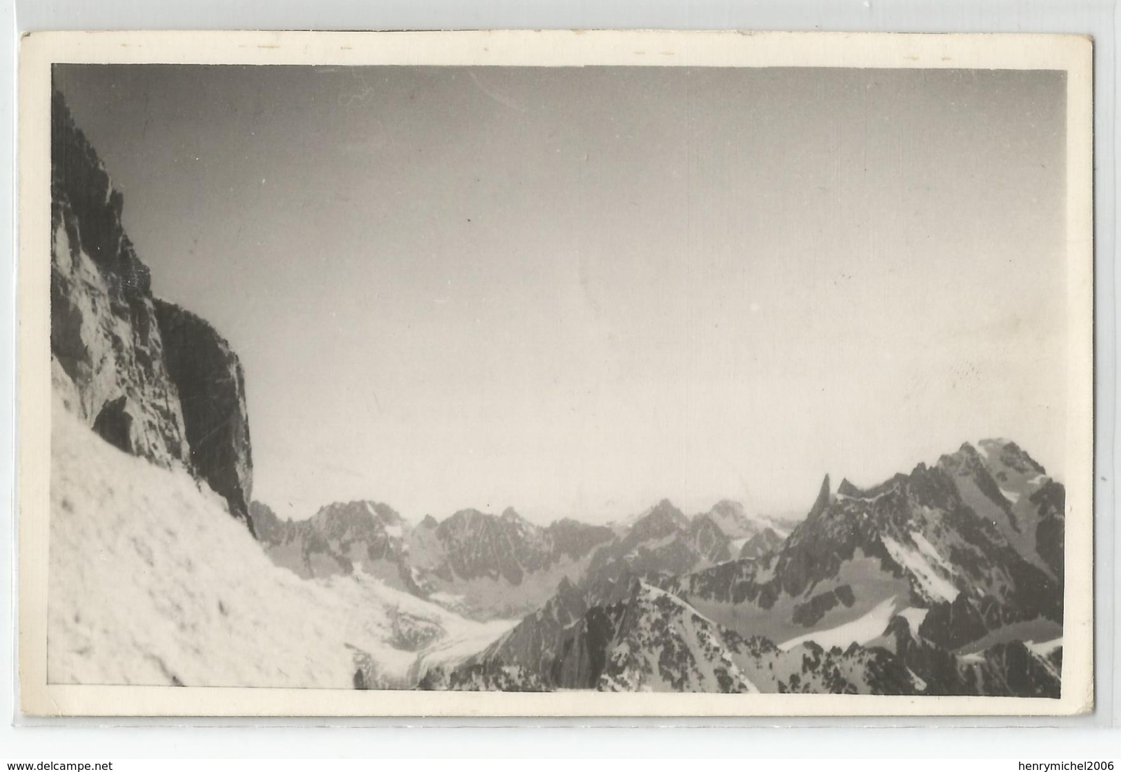 Italie - Italia - Italy - Val Aosta Carte Photo Montagne écrite Par Un Alpiniste 1952 Voir Scan Dos - Autres & Non Classés