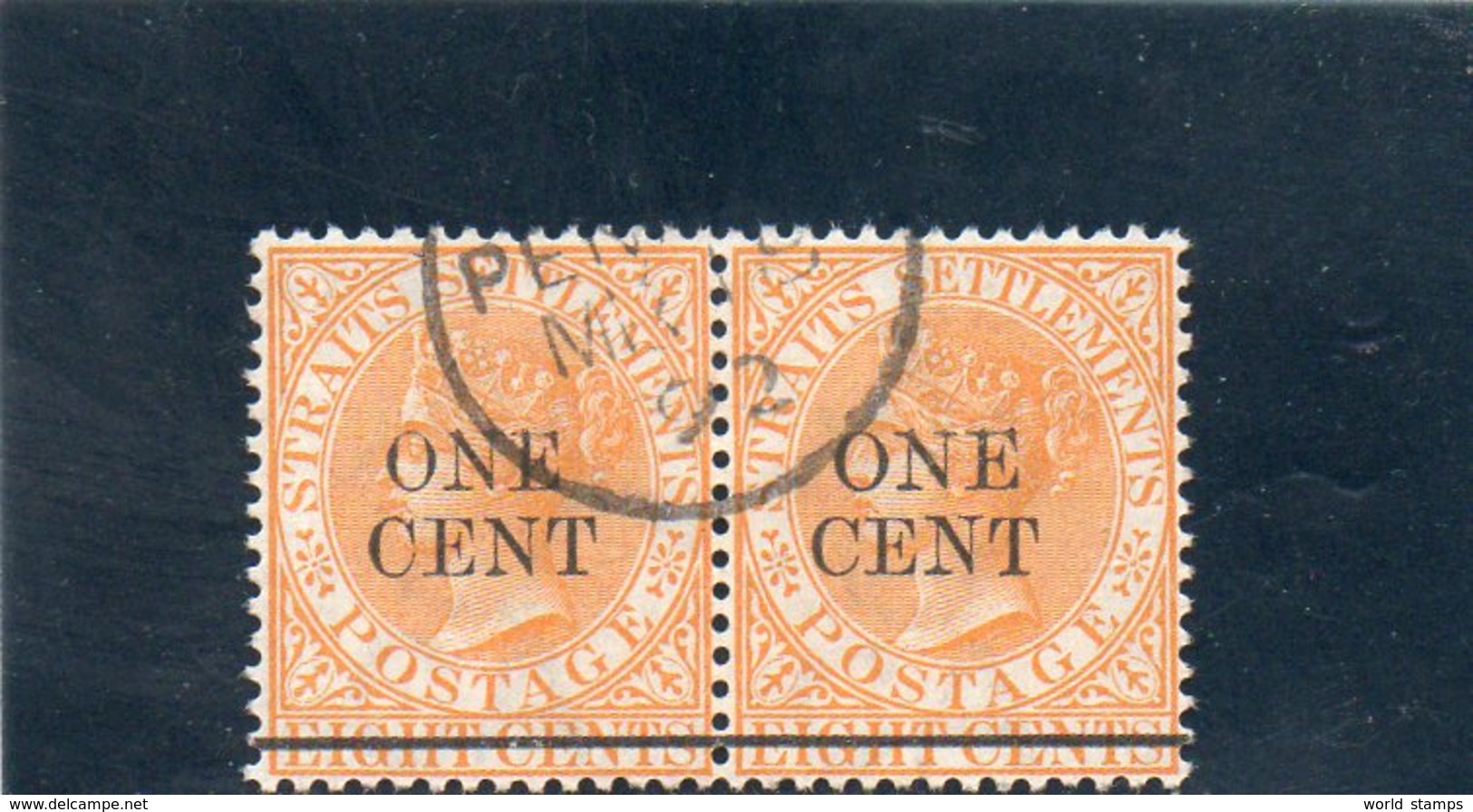 STRAIT SETTLEMENTS 1883-94 O - Straits Settlements