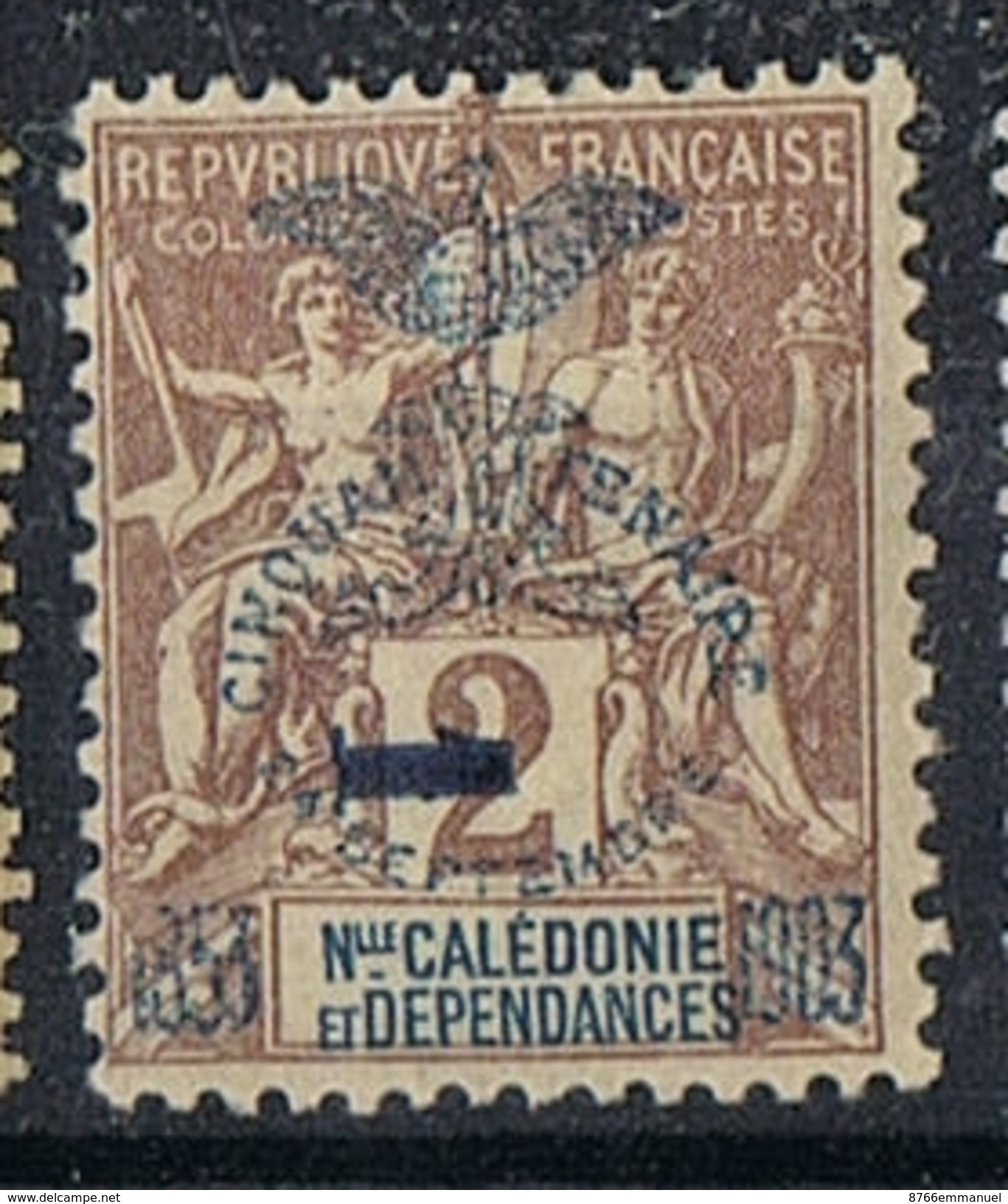 NOUVELLE-CALEDONIE N°81 N* - Neufs