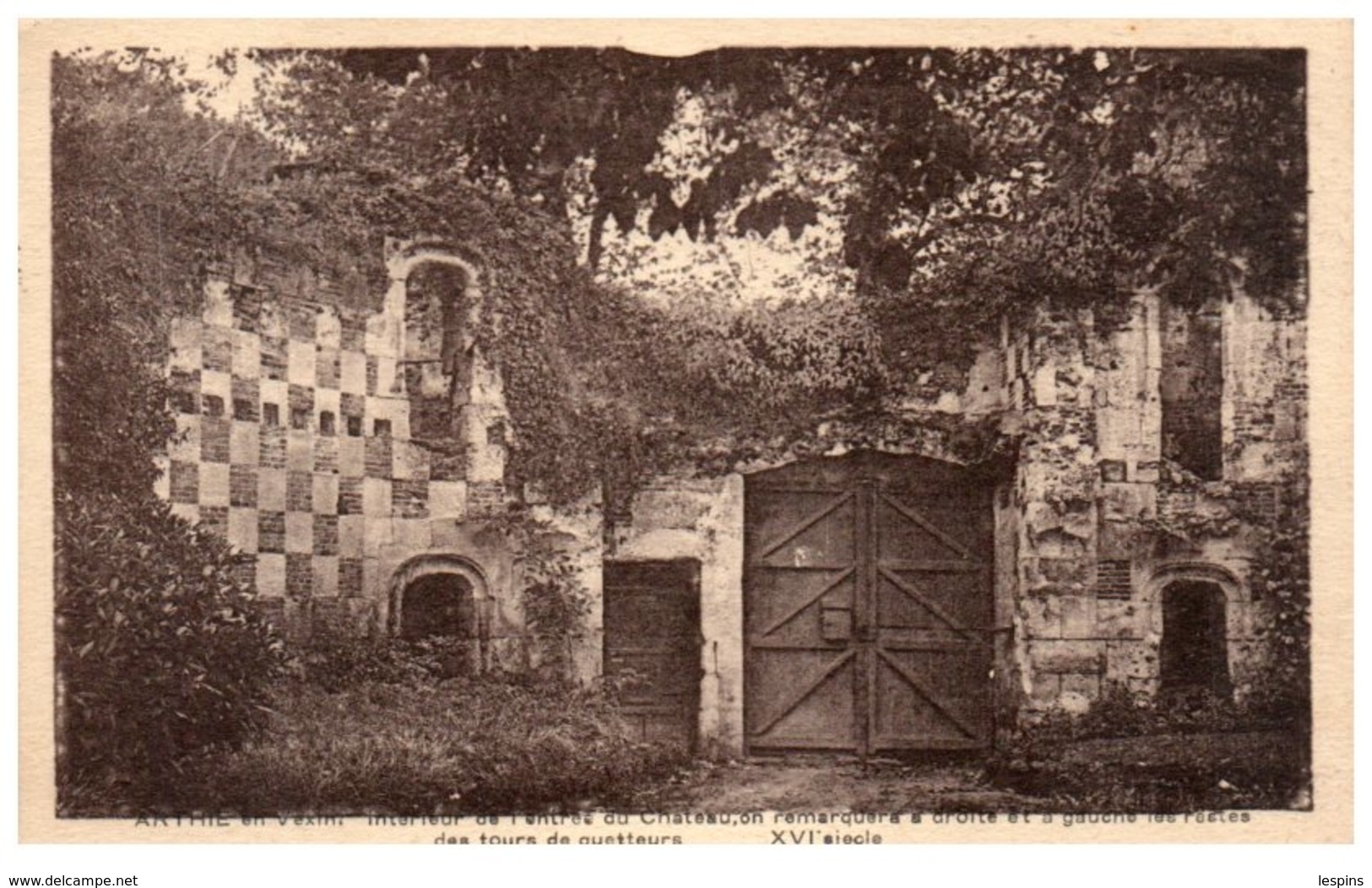 95 - ARTHIE En VEXIN --  Intérieur Du Château,... - Arthies