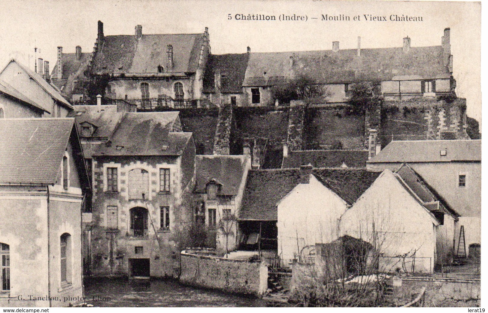 36....INDRE...CHATILLON.....MOULIN ET VIEUX CHATEAU - Autres & Non Classés