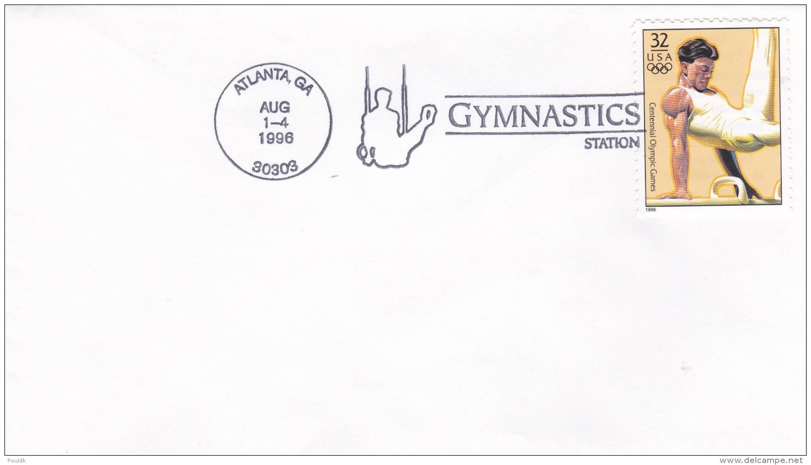 USA Cover Atlanta 1996 Olympic Summer Games - Gymnastics Station  (T14-13) - Verano 1996: Atlanta