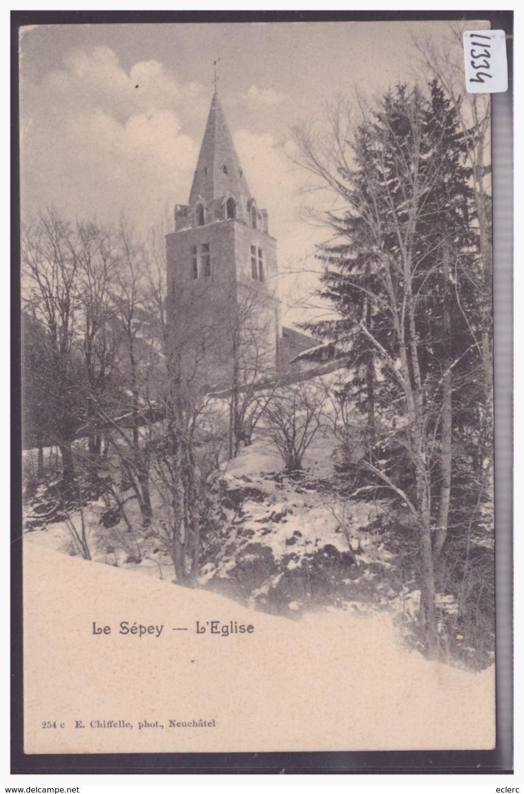 DISTRICT D'AIGLE - LE SEPEY - L'EGLISE - TB - Aigle