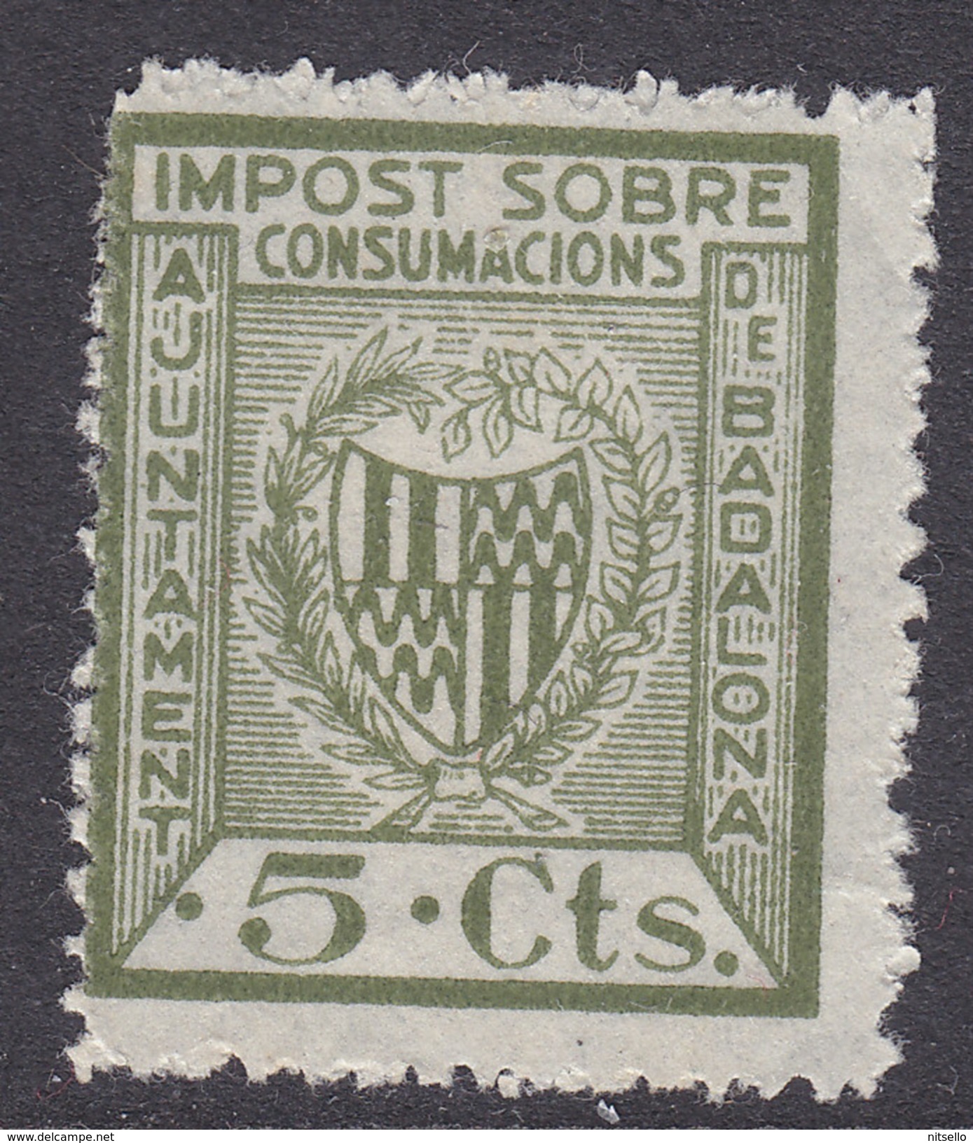 LOTE 2112  ///  (C100)  GUERRA CIVIL - VIÑETA REPUBLICANA BADALONA (BARCELONA) Nº 11 CATALOGO FESOFI-SOFIMA **MNH - Republikanische Ausgaben