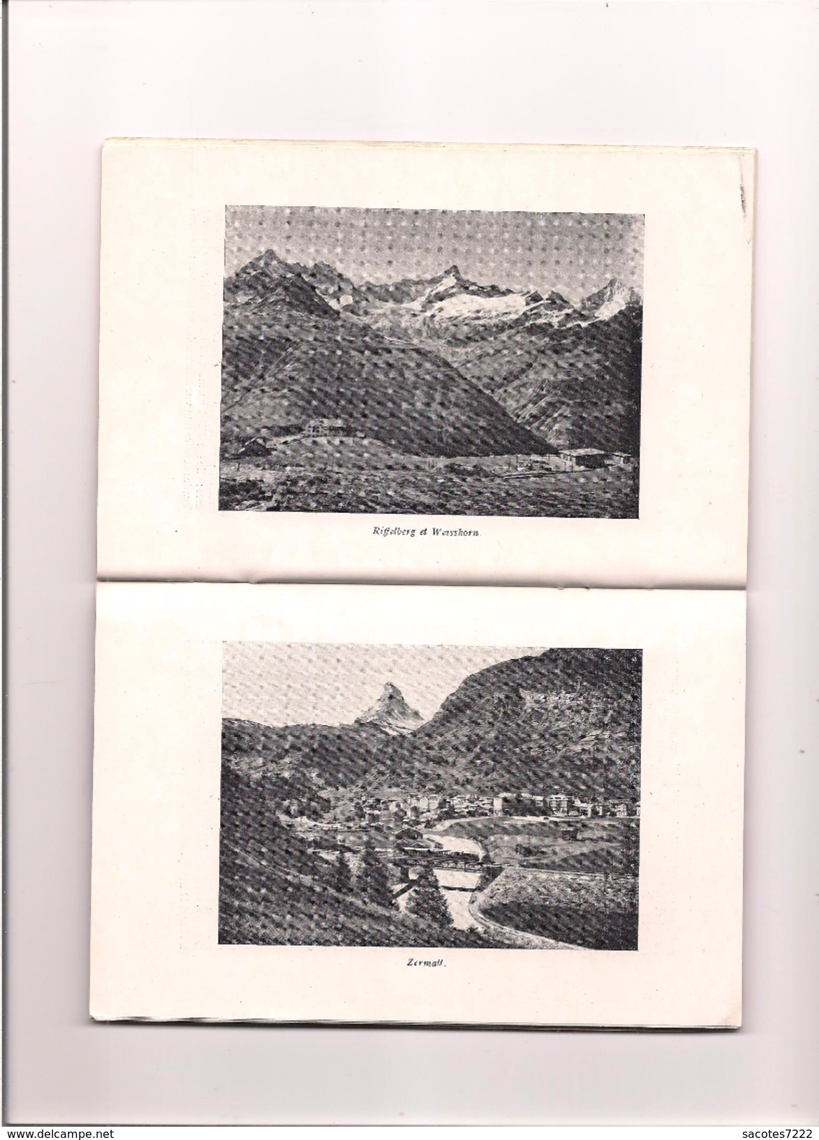 PETIT LIVRET SUR LE CHEMIN DE FER VIEGE-ZERMATT - 35Pages -