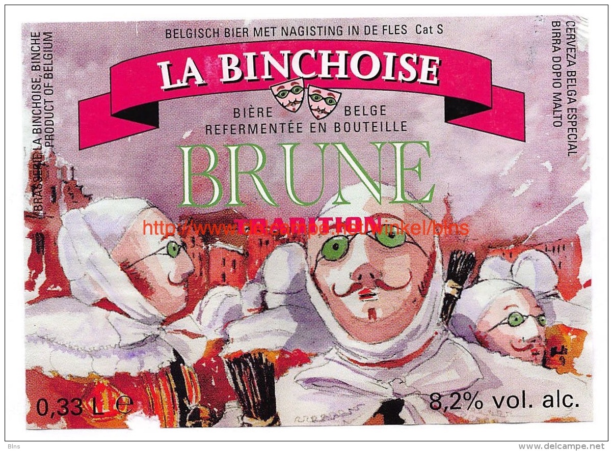 Brune Tradition - Brasserie La Binchoise - Bière