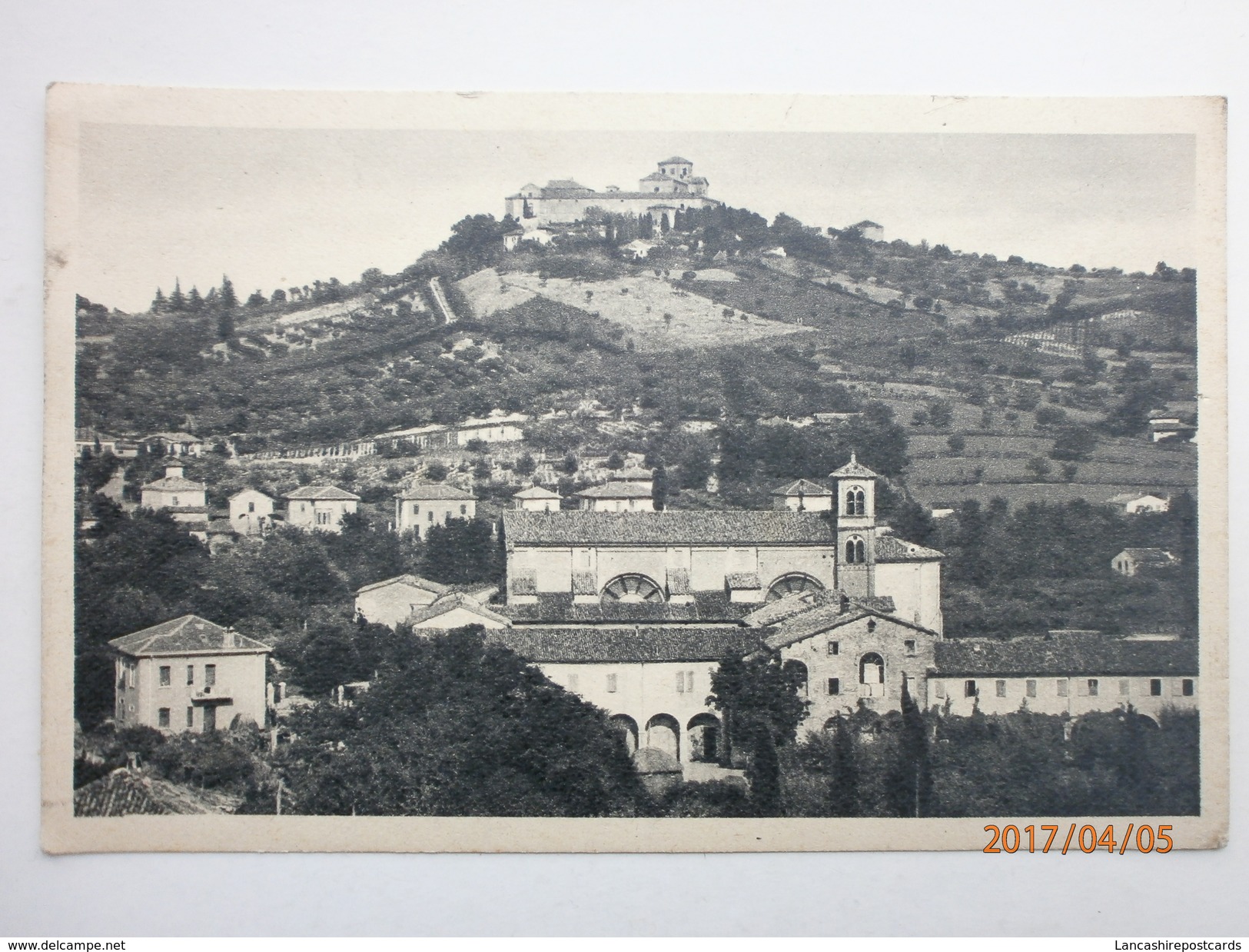 Postcard Cesena Veduta Del Monte E Chiesa Dell ' Osservanza Ediz Faggioli A Cesena Italy My Ref B11051 - Cesena