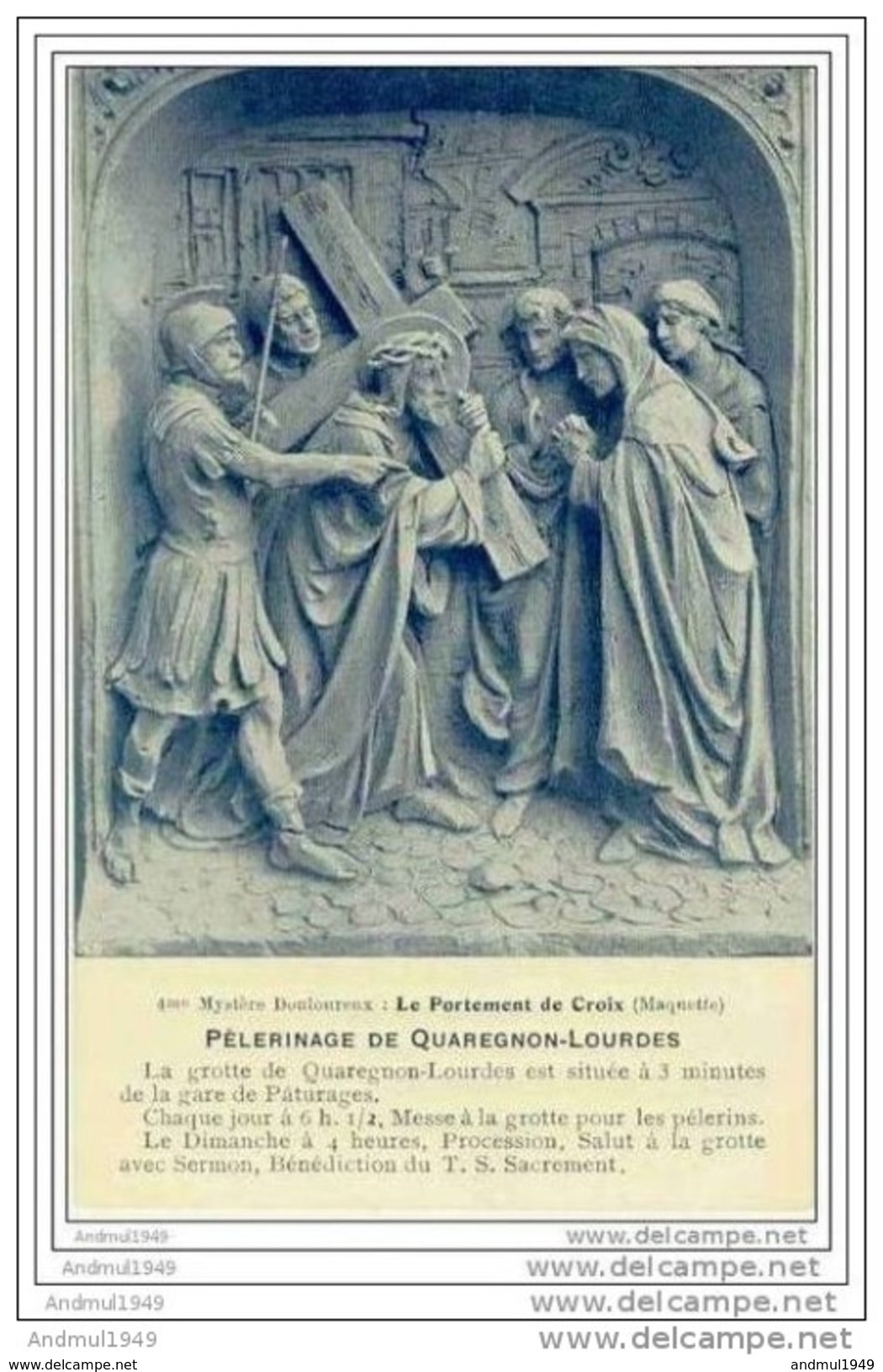 QUAREGNON - 4ème Mystère Douloureux : Le Portement De Croix - Quaregnon