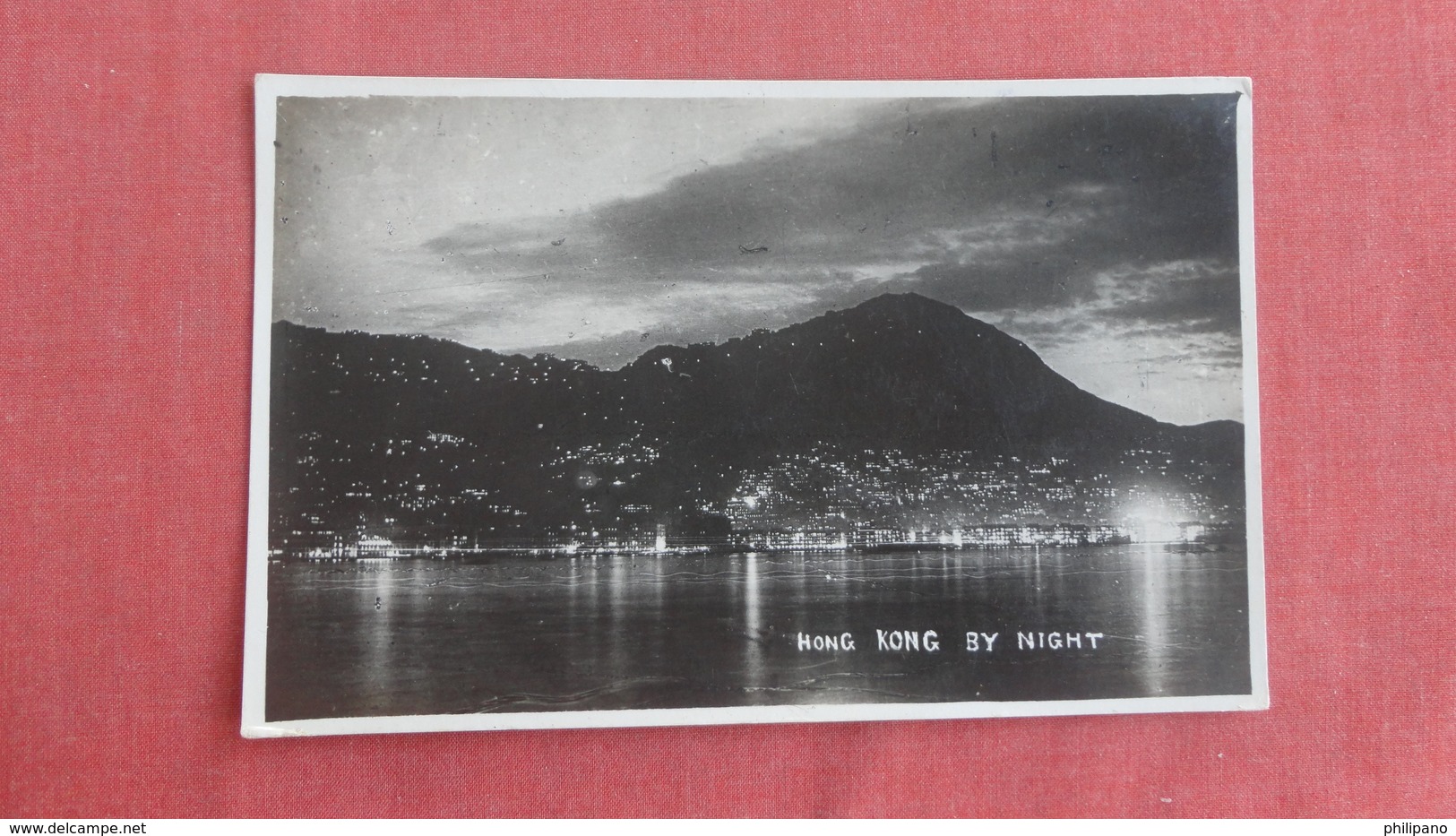 China (Hong Kong)  By  Night  RPPC   Ref 2540 - China (Hong Kong)