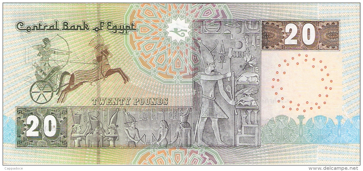 EGYPTE   20 Pounds   10/12/2003   Sign. 22  P. 65c   AUNC - Egipto