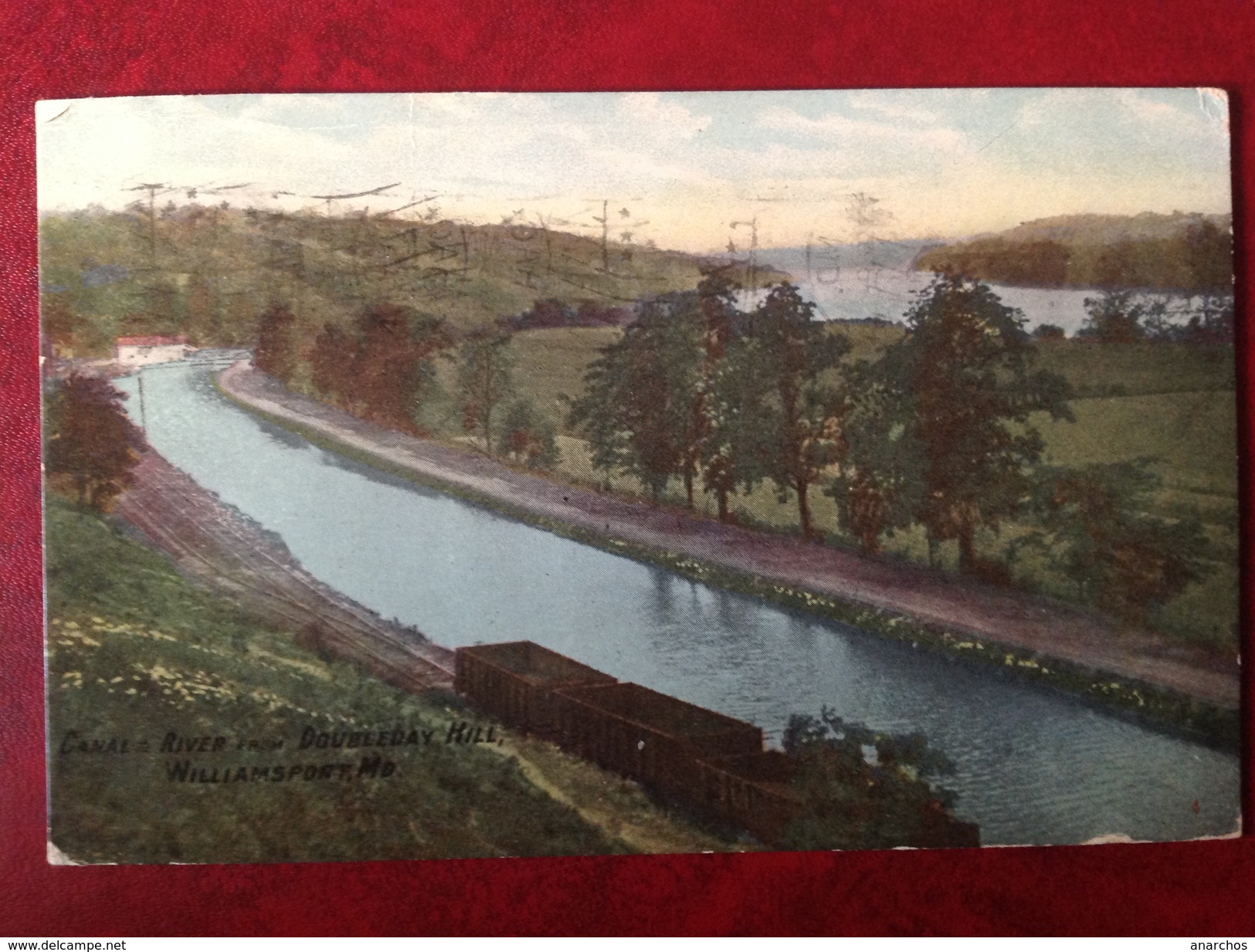 MD WILLIAMSPORT Canal & River Doubleday Hill Cad HAGERSTOWN - Hagerstown