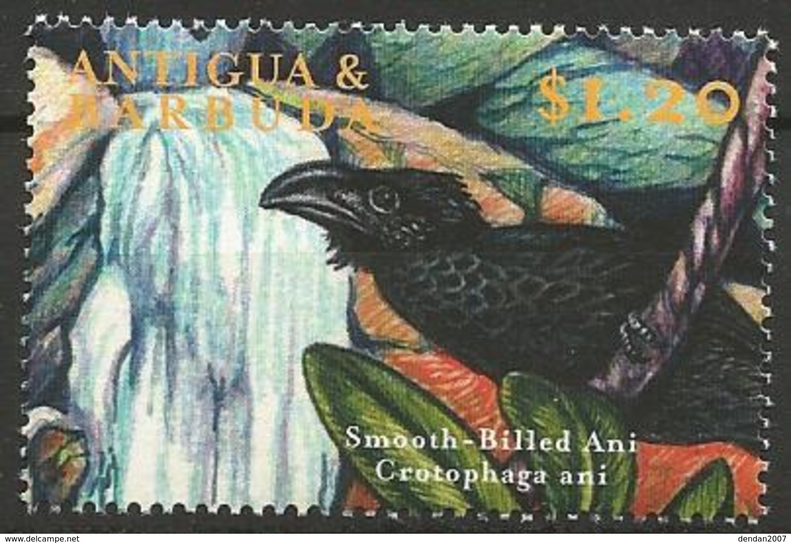 Antigua & Barbuda 2000 - MNH - Smooth-billed Ani (Crotophaga Ani) - Cuckoos & Turacos