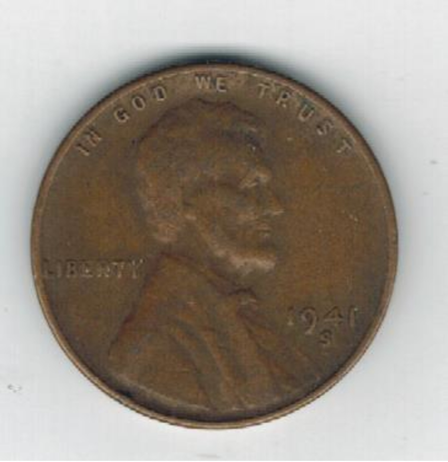 USA, Lincoln Cent, 1941 S. USED, See Scan. Free S/H To USA. - 1909-1958: Lincoln, Wheat Ears Reverse