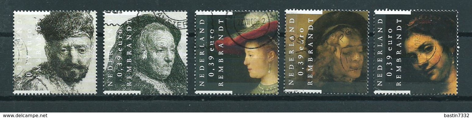 2006 Netherlands Complete Set Rembrandt,art Used/gebruikt/oblitere - Gebruikt