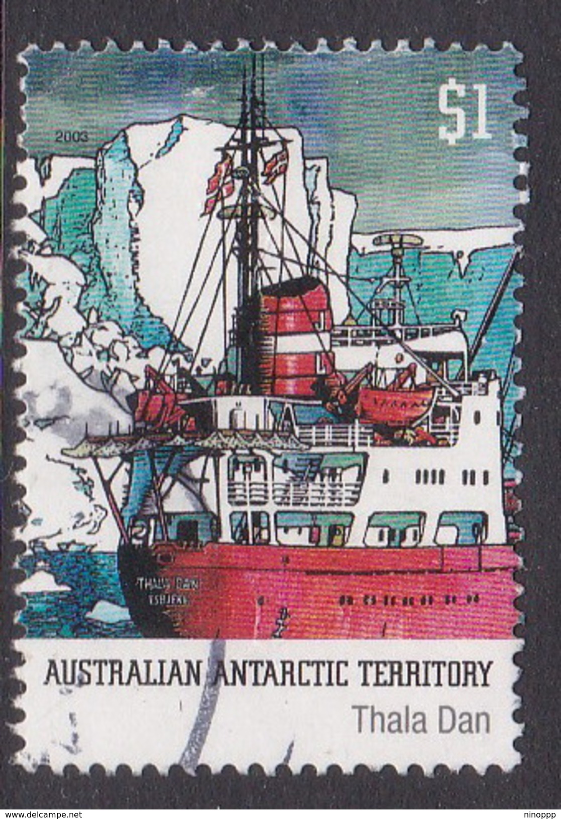 Australian Antarctic Territory  S 155 2003 Antarctic Ships $ 1.00 Thala Dan Used - Gebruikt