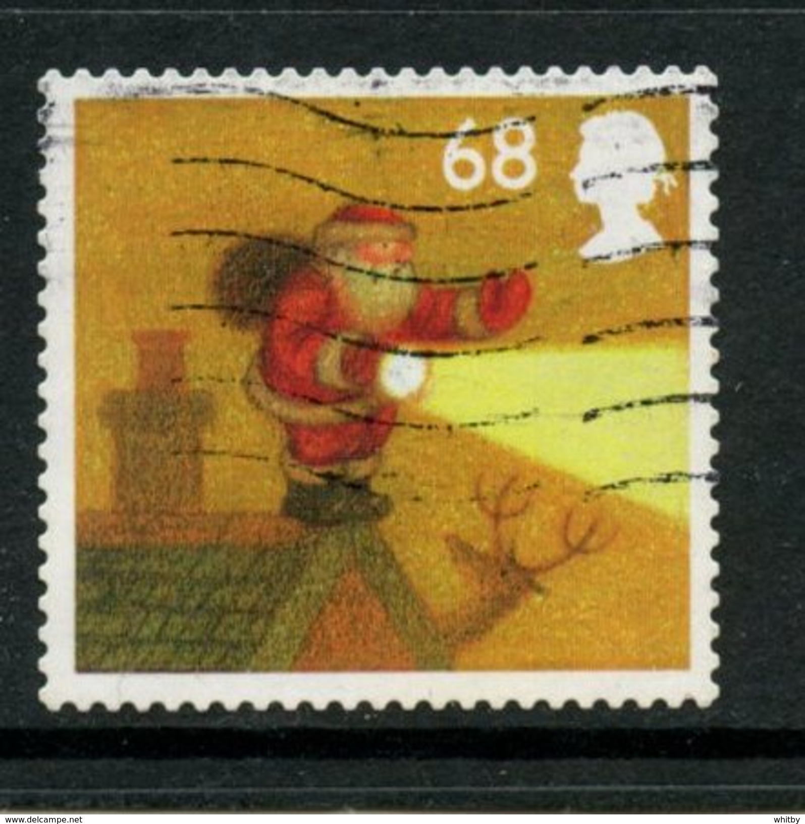 Great Britain 2004 68p Santa With Flashlight Issue #2249 - Used Stamps