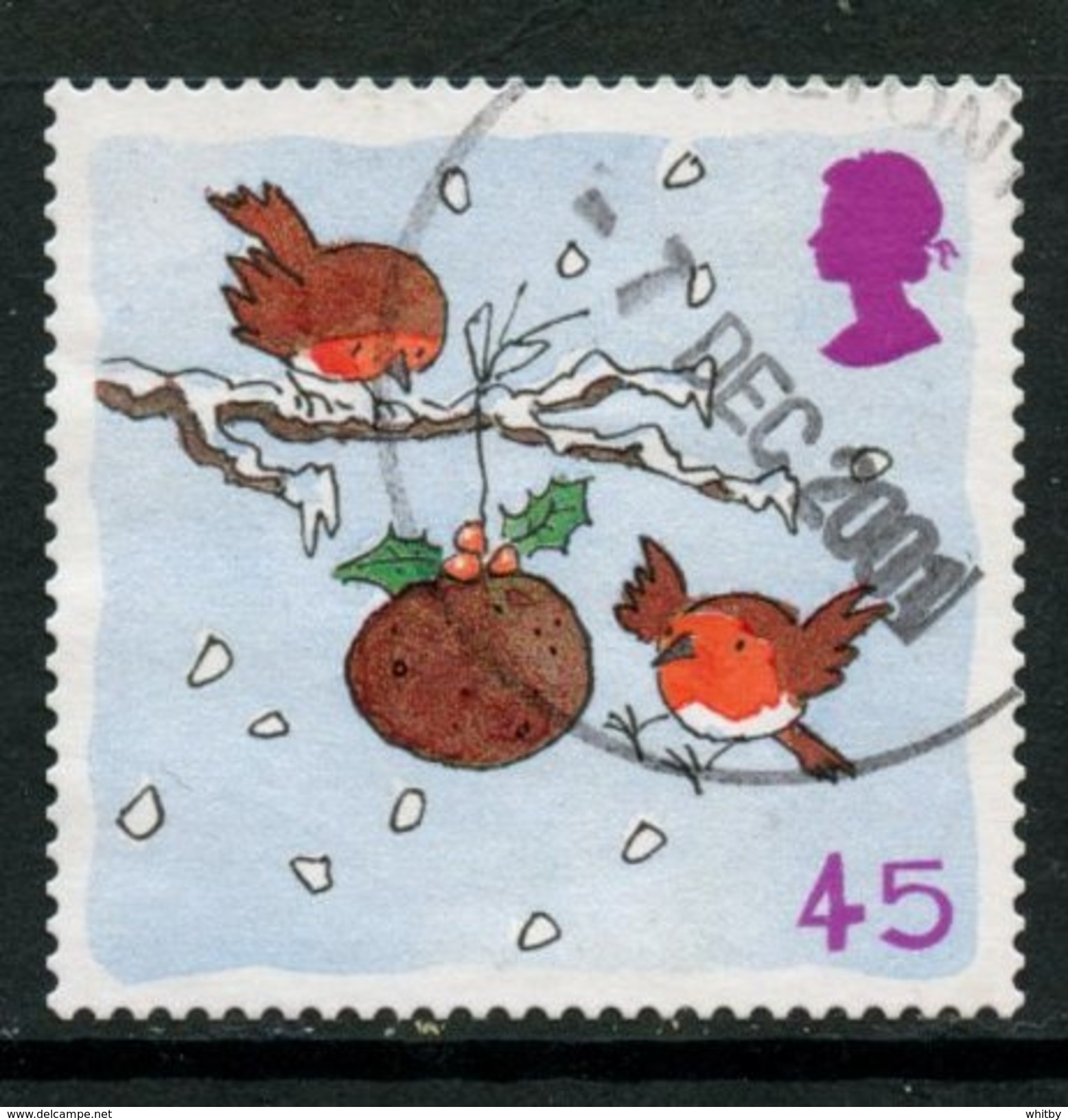 Great Britain 2001 45p Christmas Issue #2005 - Used Stamps