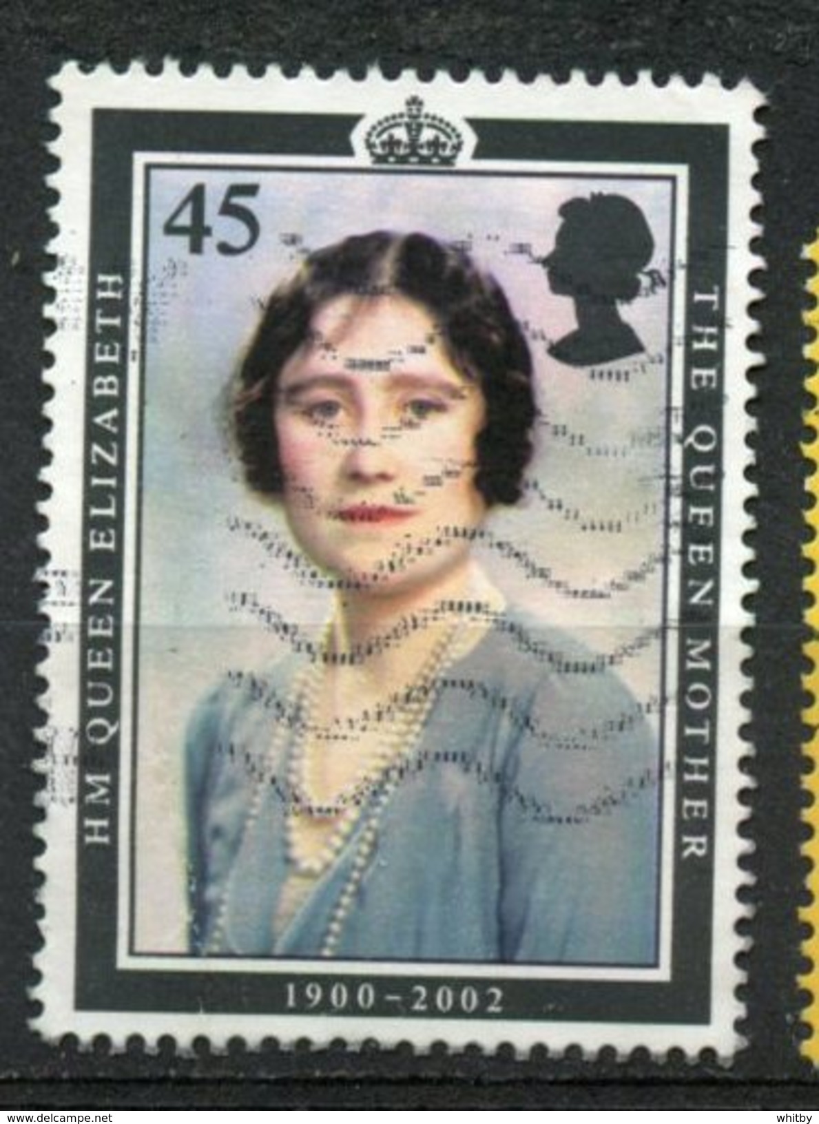 Great Britain 2002 45p Queen Mother Issue #2046 - Used Stamps