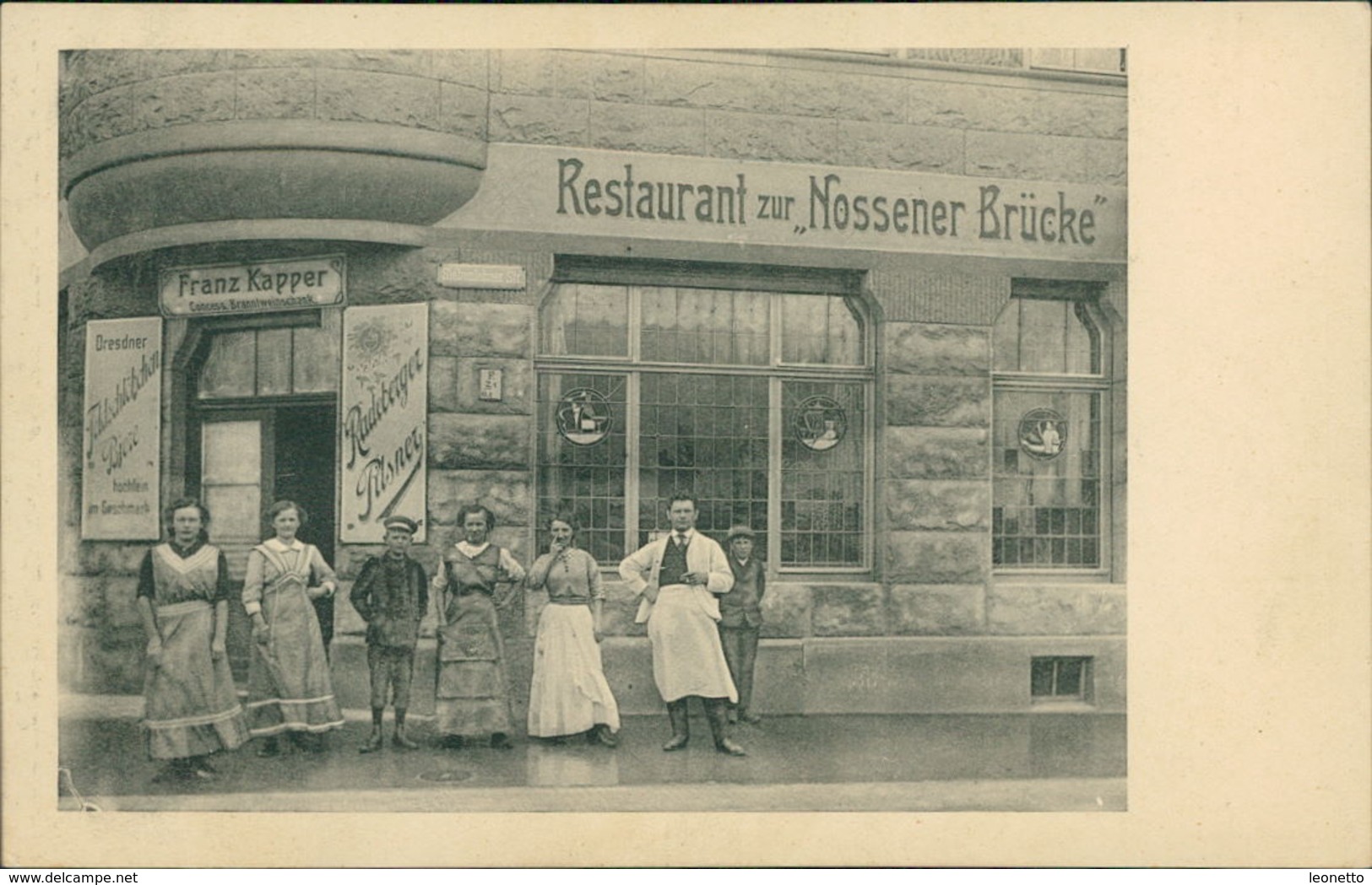 AK Dresden, Restaurant Zur Nossener Brücke, Um 1910 (3404) - Dresden