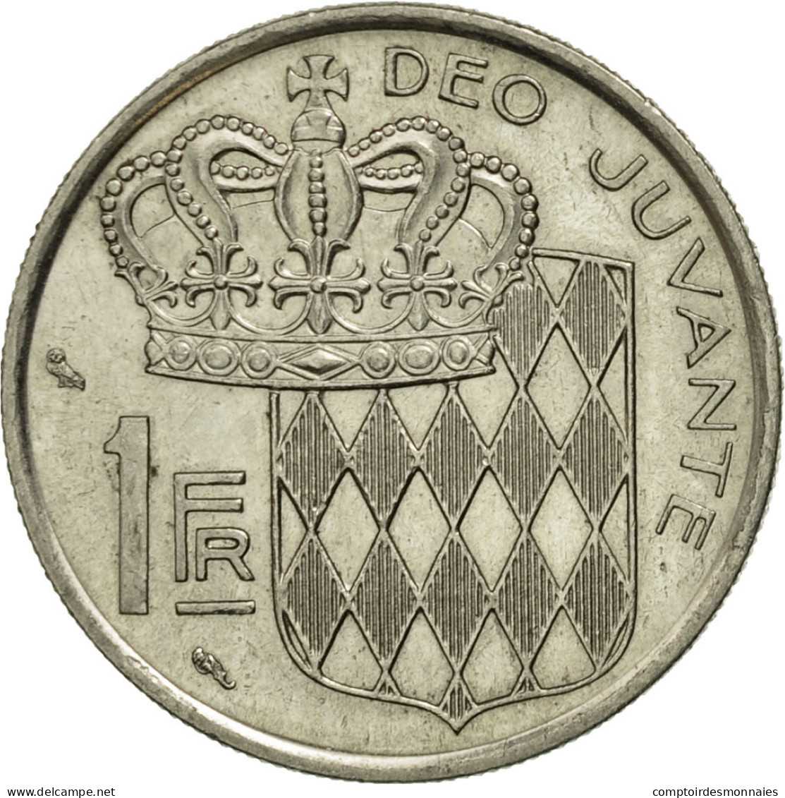 Monnaie, Monaco, Rainier III, Franc, 1966, TTB+, Nickel, KM:140, Gadoury:MC 150 - 1960-2001 Nouveaux Francs