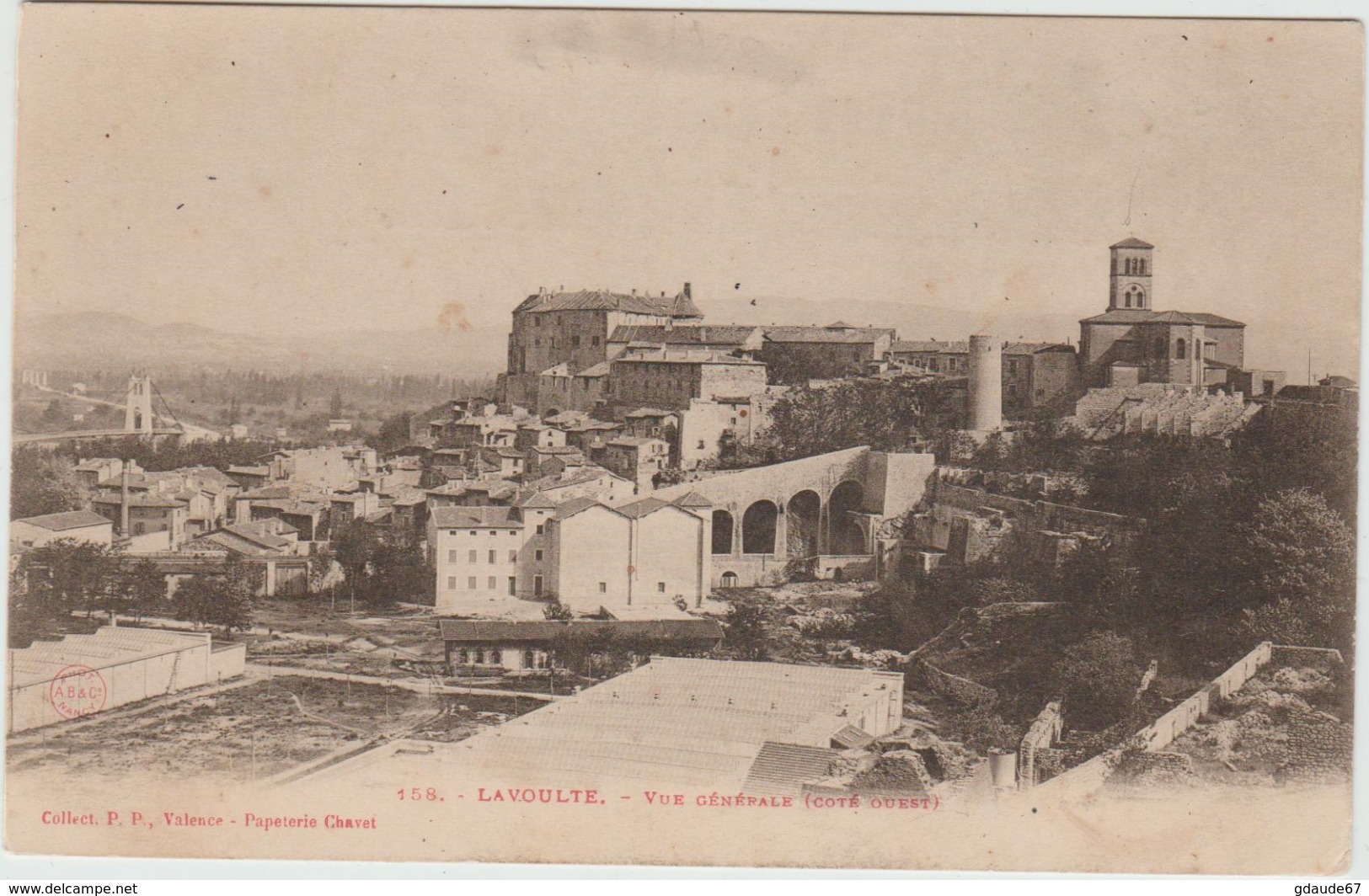 LAVOULTE (07) - VUE GENERALE COTE OUEST - La Voulte-sur-Rhône