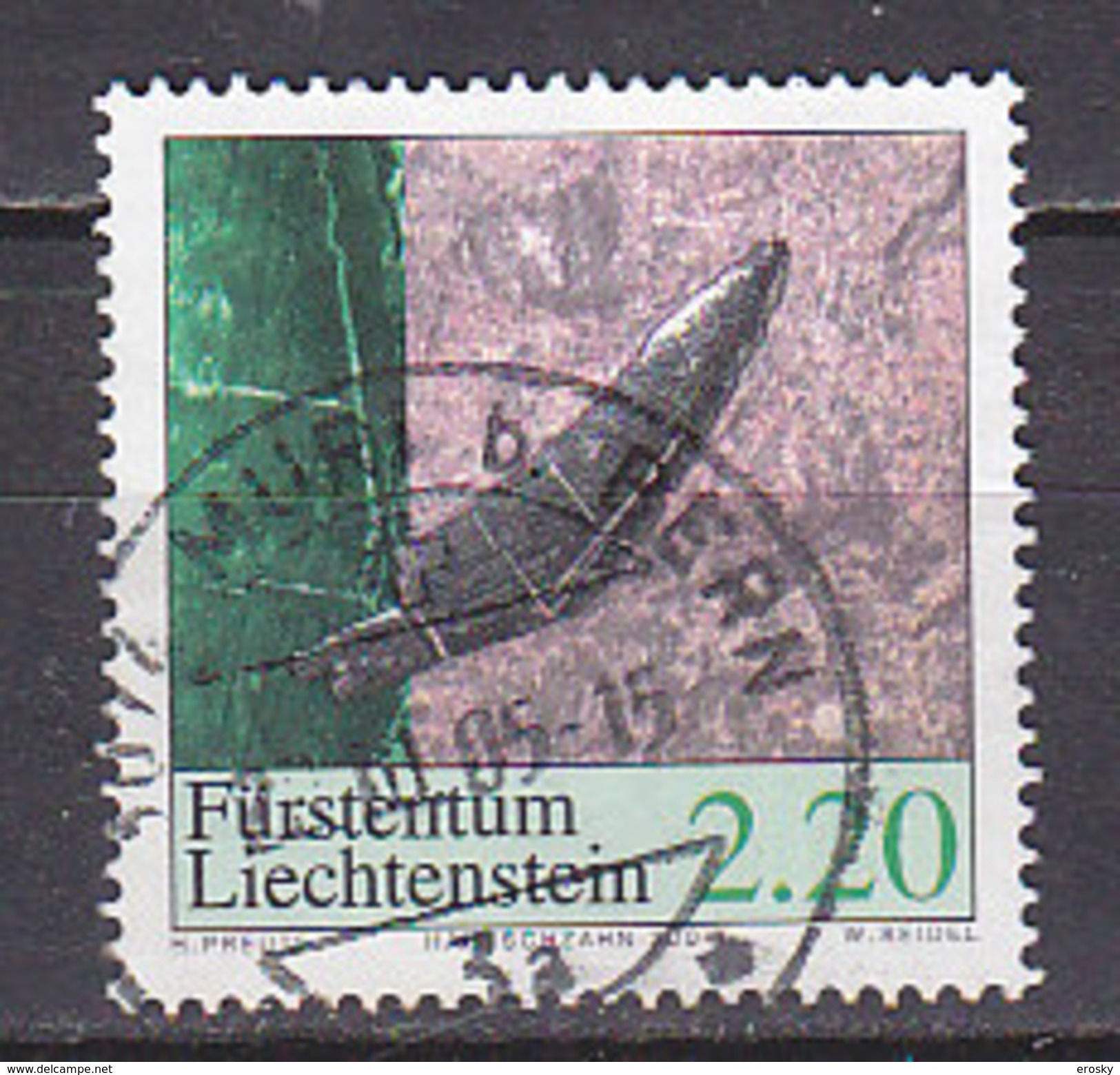 PGL BZ086 - LIECHTENSTEIN Yv N°1307 - Usati