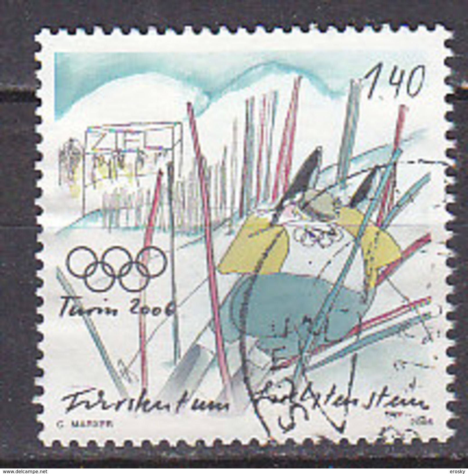 PGL BZ247 - LIECHTENSTEIN Yv N°1337 - Usati