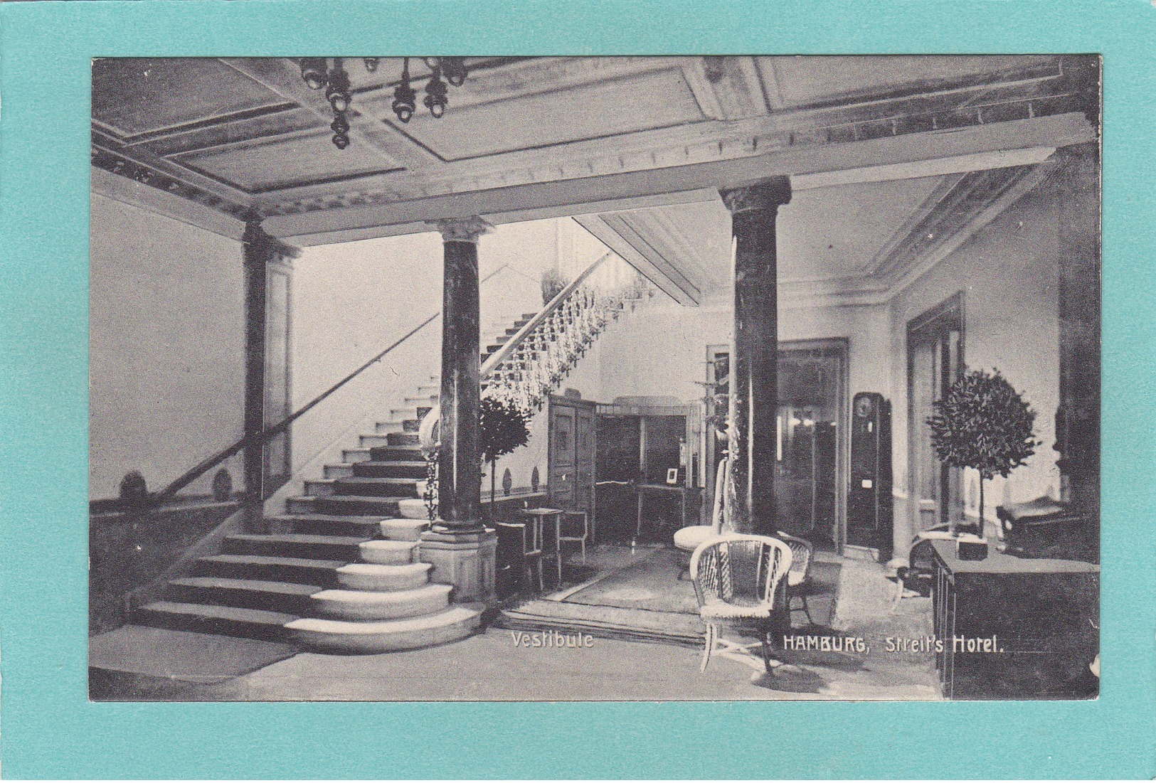 Old/Antique? Postcard Of Vestibule,Streit`s Hotel,Hamburg, Germany, ,R26. - Other & Unclassified