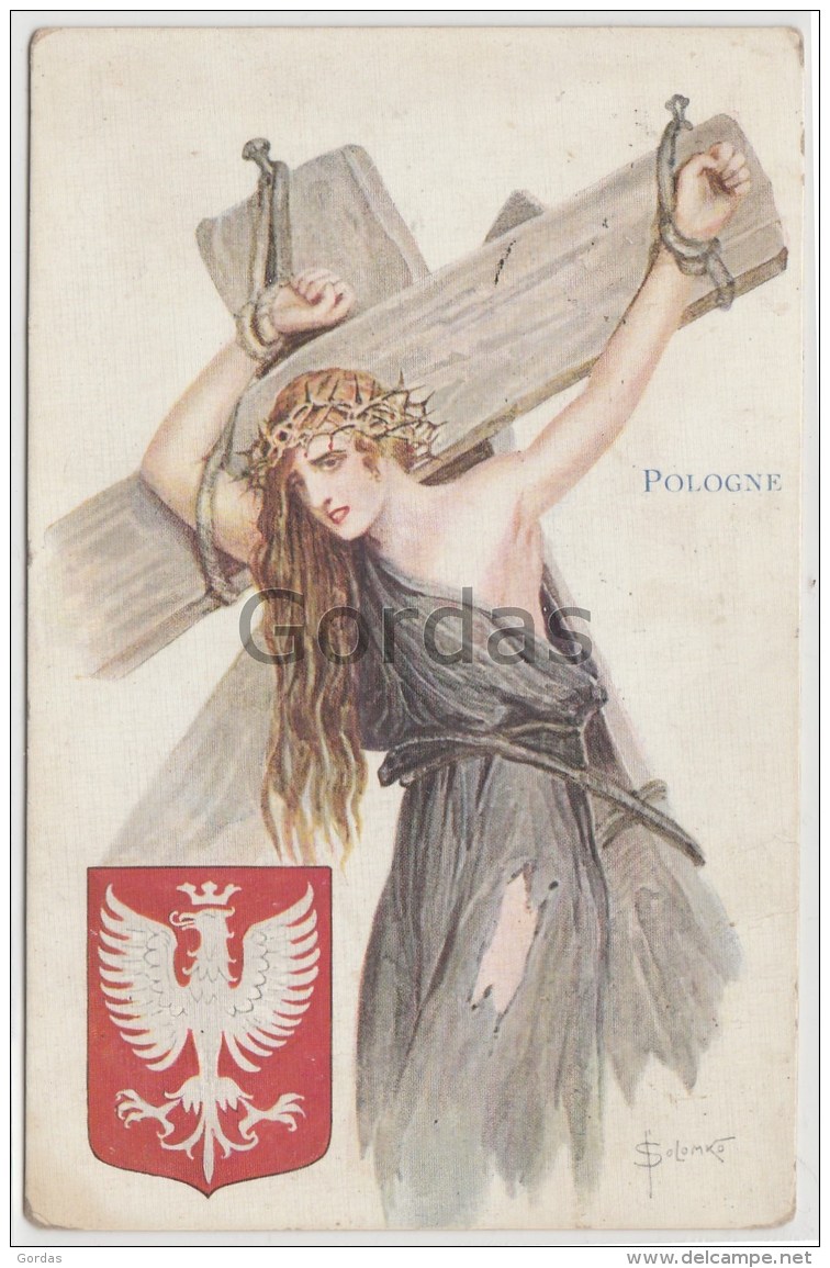 Poland - Illustrateur S. Solomko - Les Nations Martyres - Solomko, S.