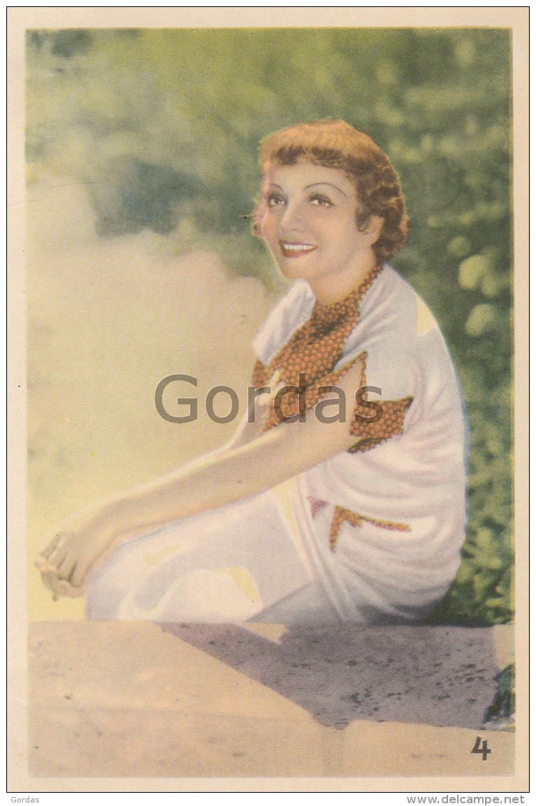 Claudette Colbert - Stjarnparaden Serien - 90x130mm - Schauspieler