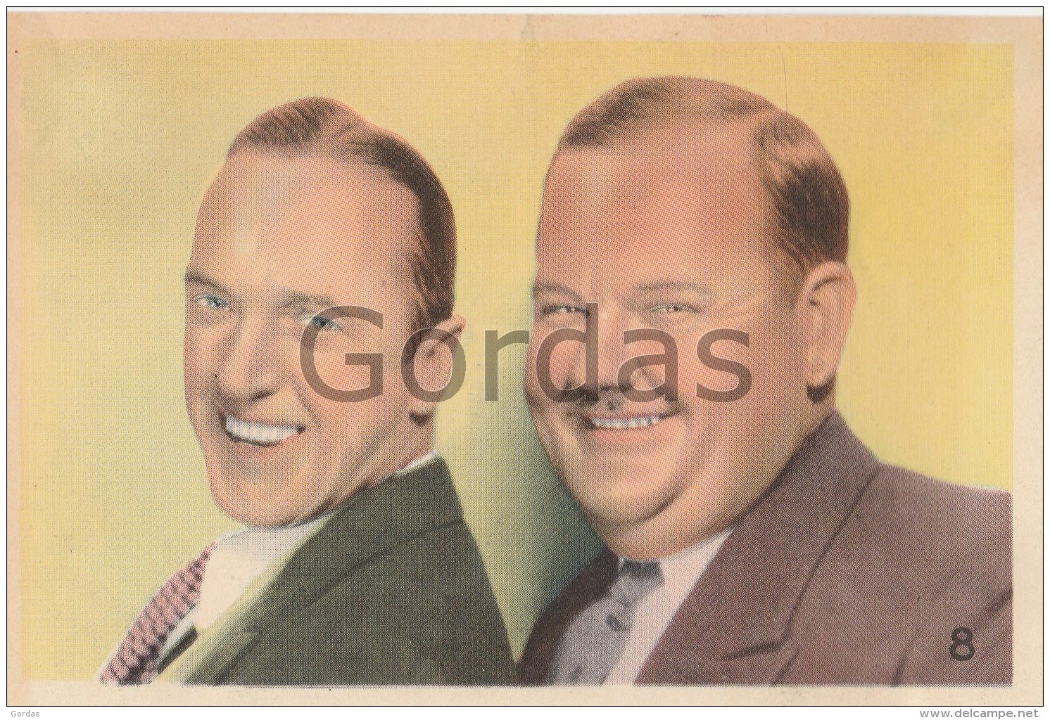 Laurel And Hardy - Stjarnparaden Serien - 90x130mm - Acteurs