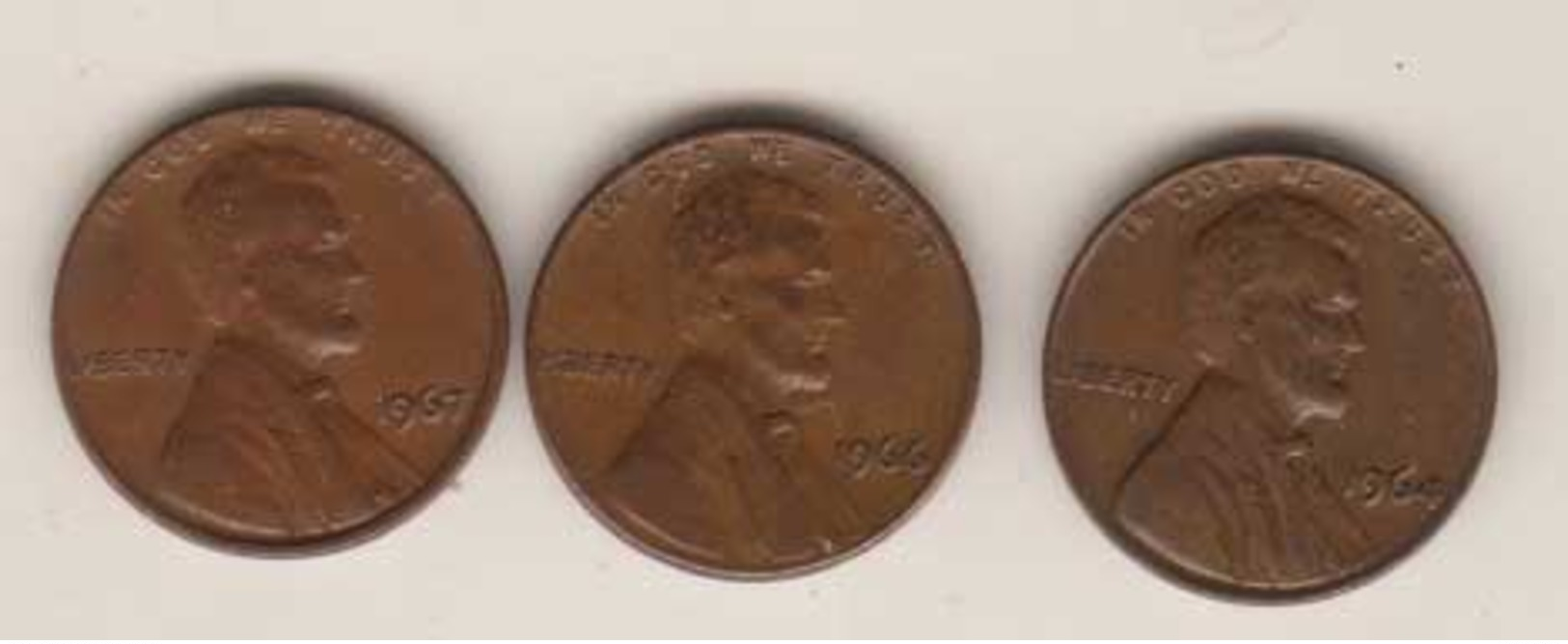 Vereinigte Staaten , 1 Cent , 1964 , 1966 , 1967 ( G.Schön 202 / 1 ) - 1959-…: Lincoln, Memorial Reverse