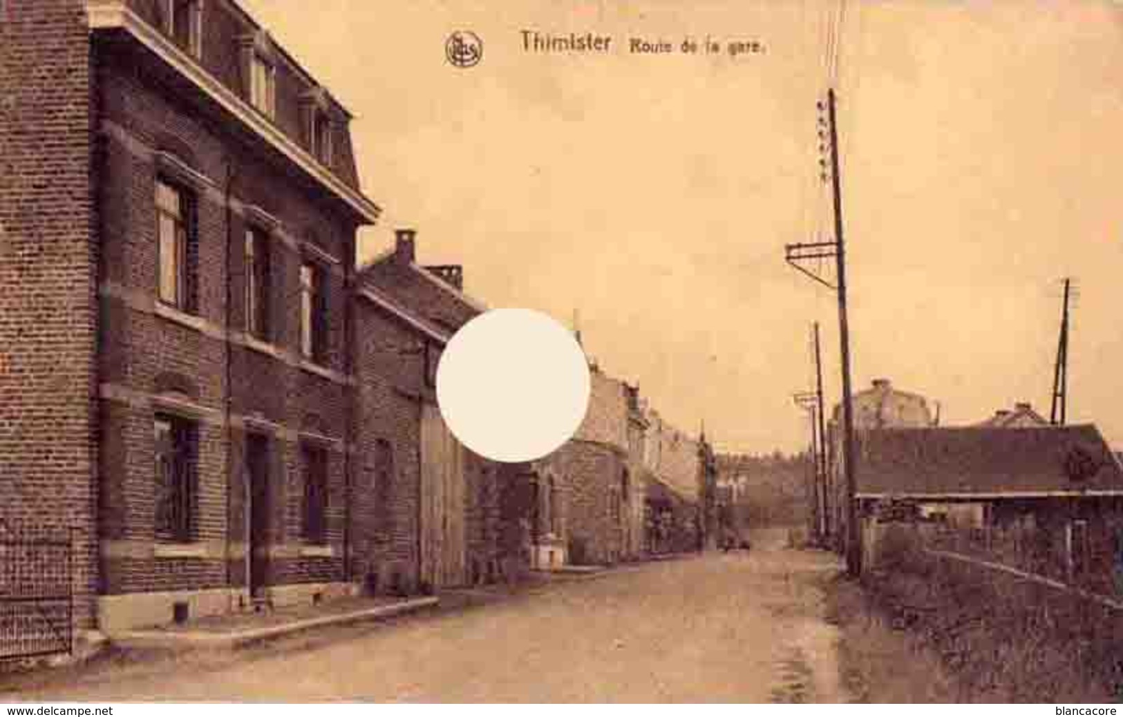 THIMISTER  Route De La Gare Vers 1920 - Thimister-Clermont