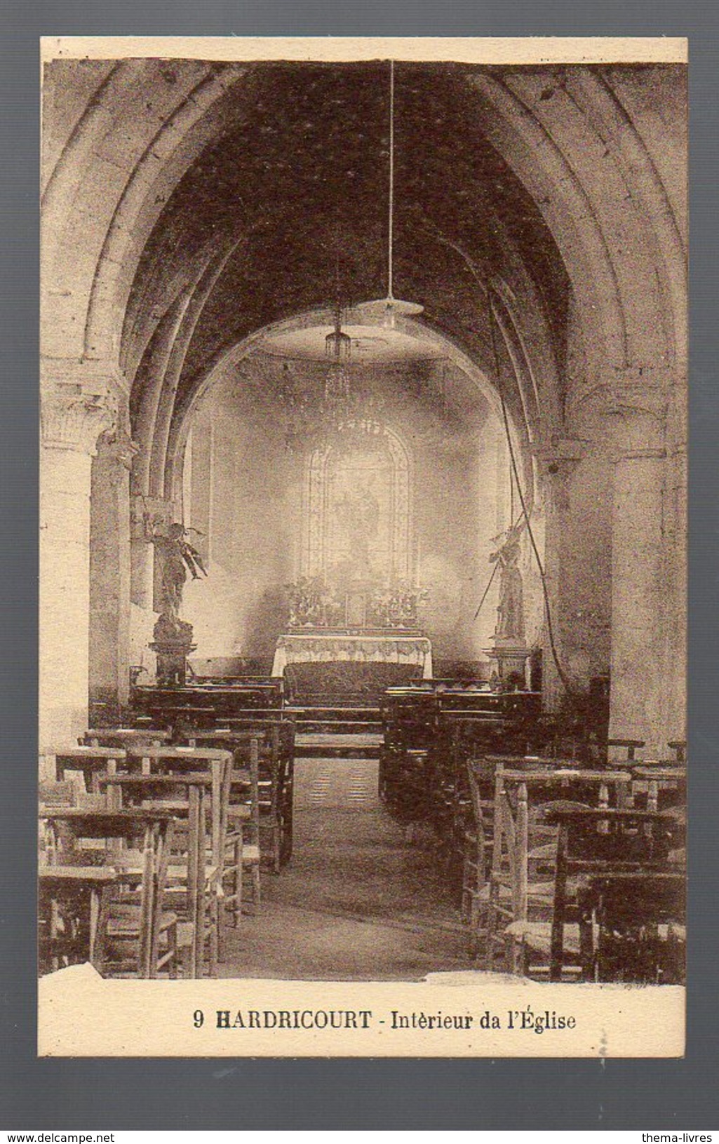 Hardricourt 78 Intérieur De L'église (PPP4492) - Hardricourt