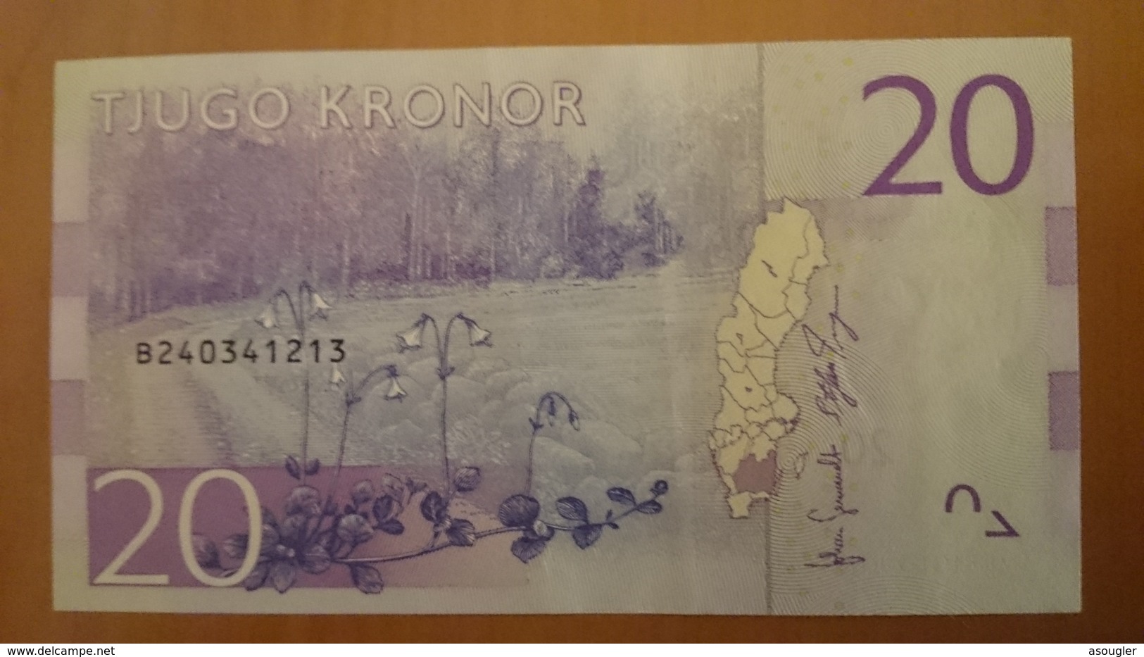 SWEDEN 20 Kronor P-69a ND (2015) XF (free Shipping Via Regular Air Mail Buyer Risk) - Zweden