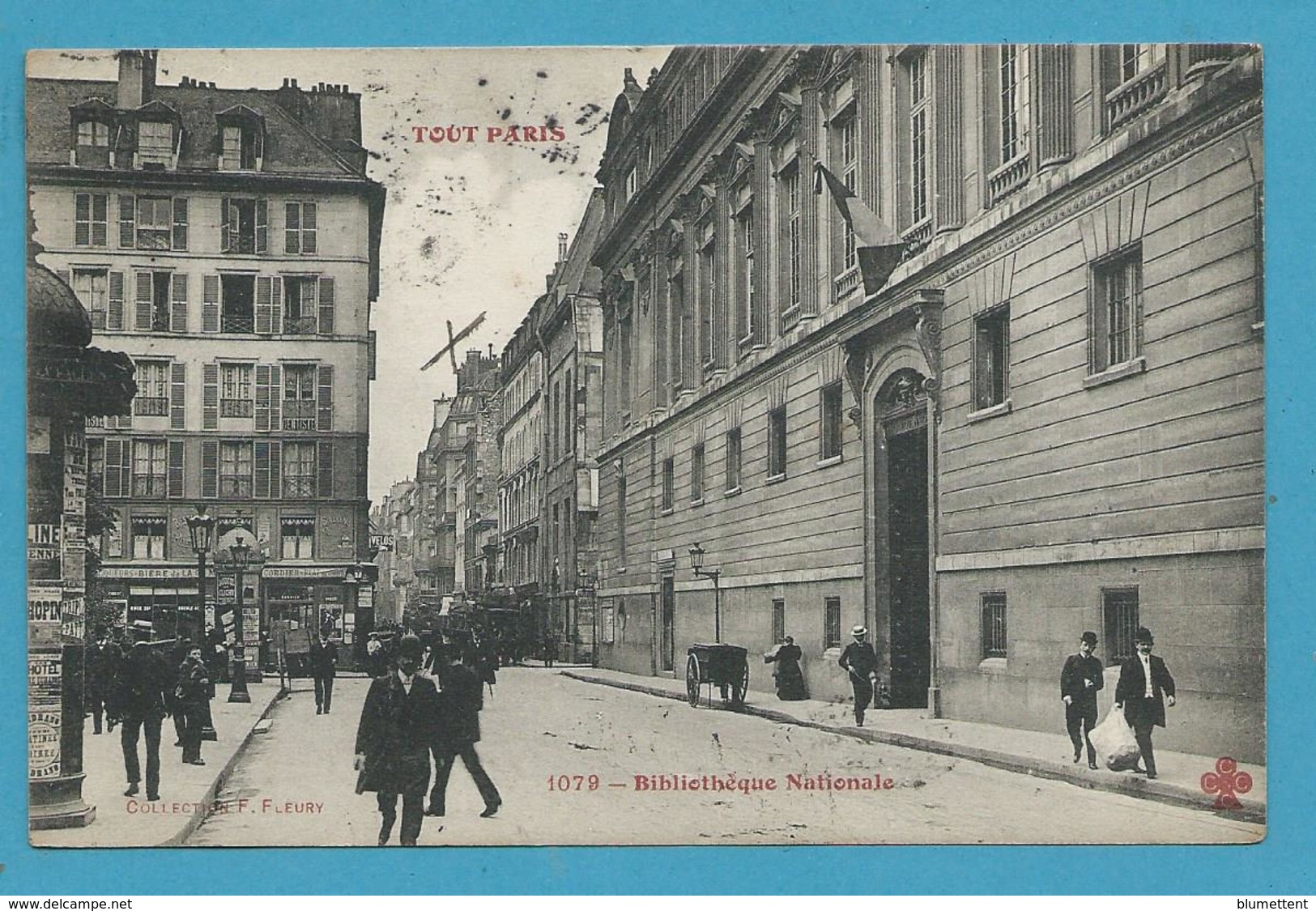 CPA 1079 TOUT PARIS - Bibliothèque Nationale Ed.FLEURY - Other Monuments