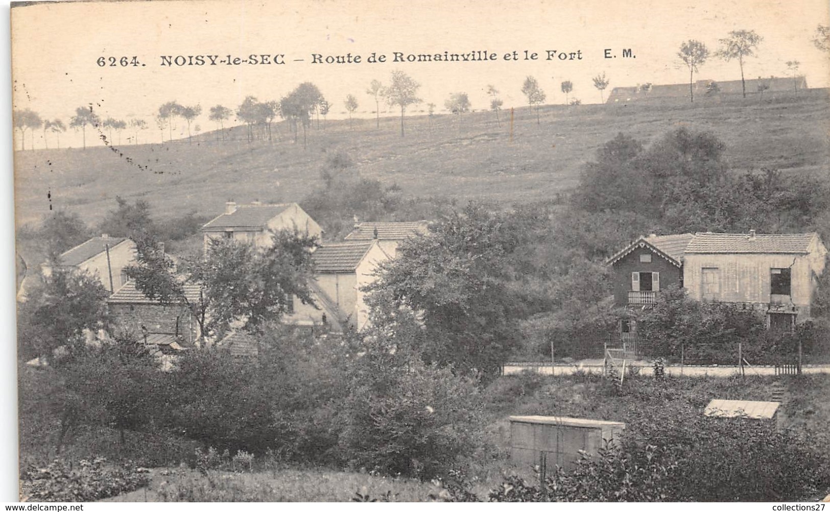 93-NOISY-LE-SEC- ROUTE DE ROMAINVILLE ET LE FORT - Noisy Le Sec