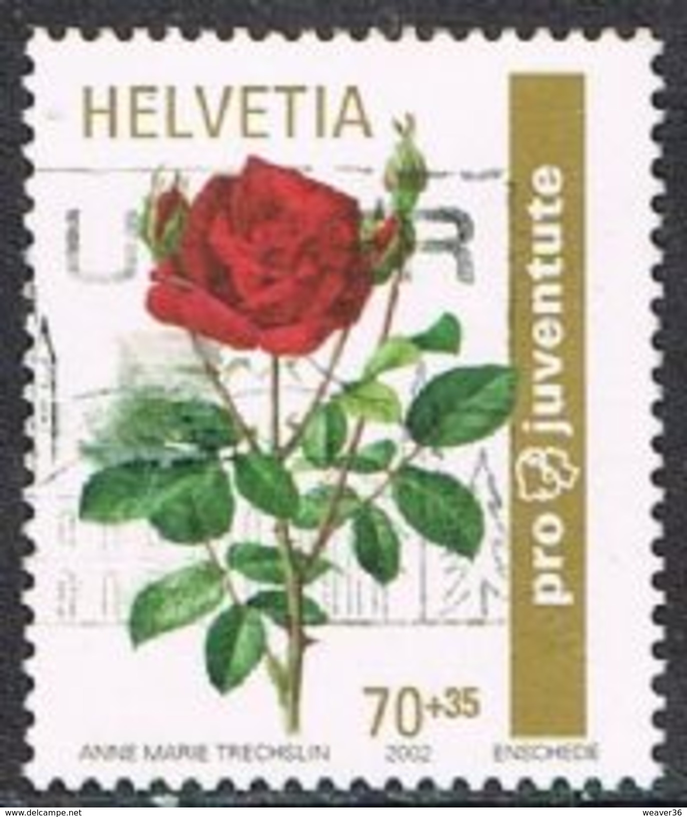 Switzerland SG J362 2002 Pro Juventute 70+35c Good/fine Used [17/15807/7D] - Used Stamps