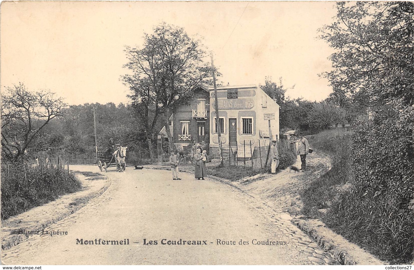 93-MONTFERMEIL- LES COUDREAUX, ROUTE DES COUDREAUX - Montfermeil