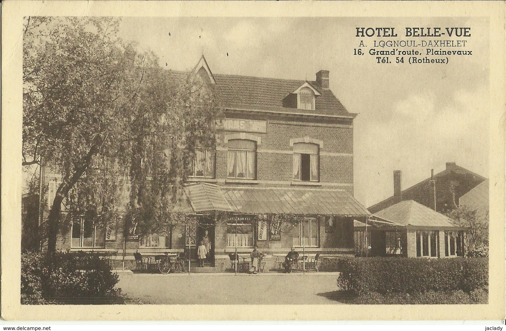 Plainevaux -- Hôtel Belle - Vue.   ( 2 Scans ) - Neupre