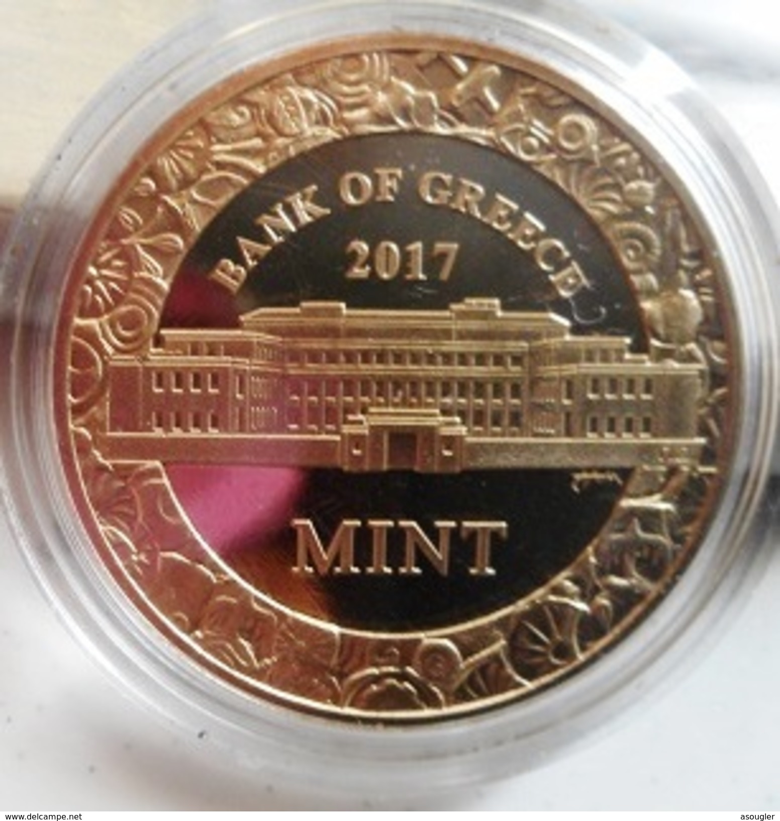 Greece Official Medal World Money Fair 2017 Proof - First Participation (free Shipping Via Registered Air Mail) - Monarchia / Nobiltà