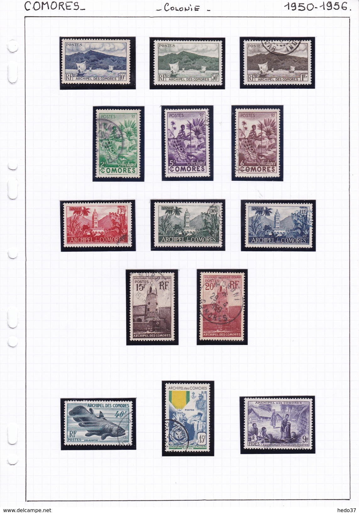 Comores - Collection Vendue Page Par Page - Timbres Neufs */** / Oblitérés - B/TB - Usados