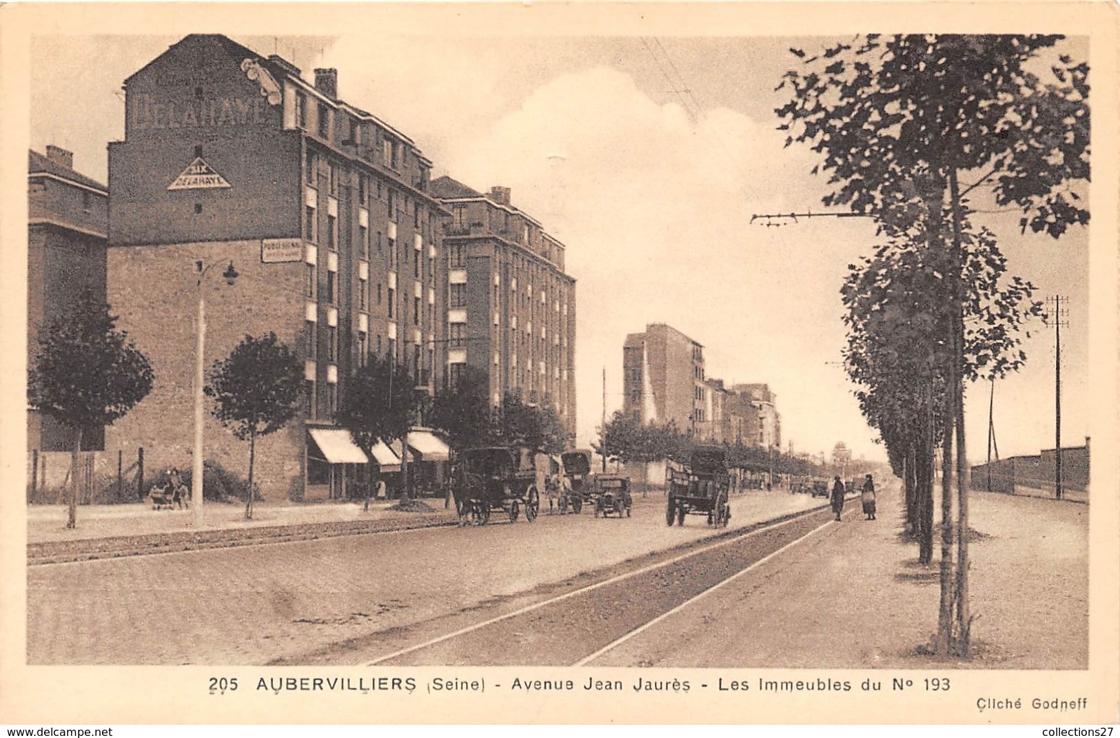 93-AUBERVILLIERS - AVENUE JEAN JAURES, LES IMMEUBLES DU N° 193 - Aubervilliers