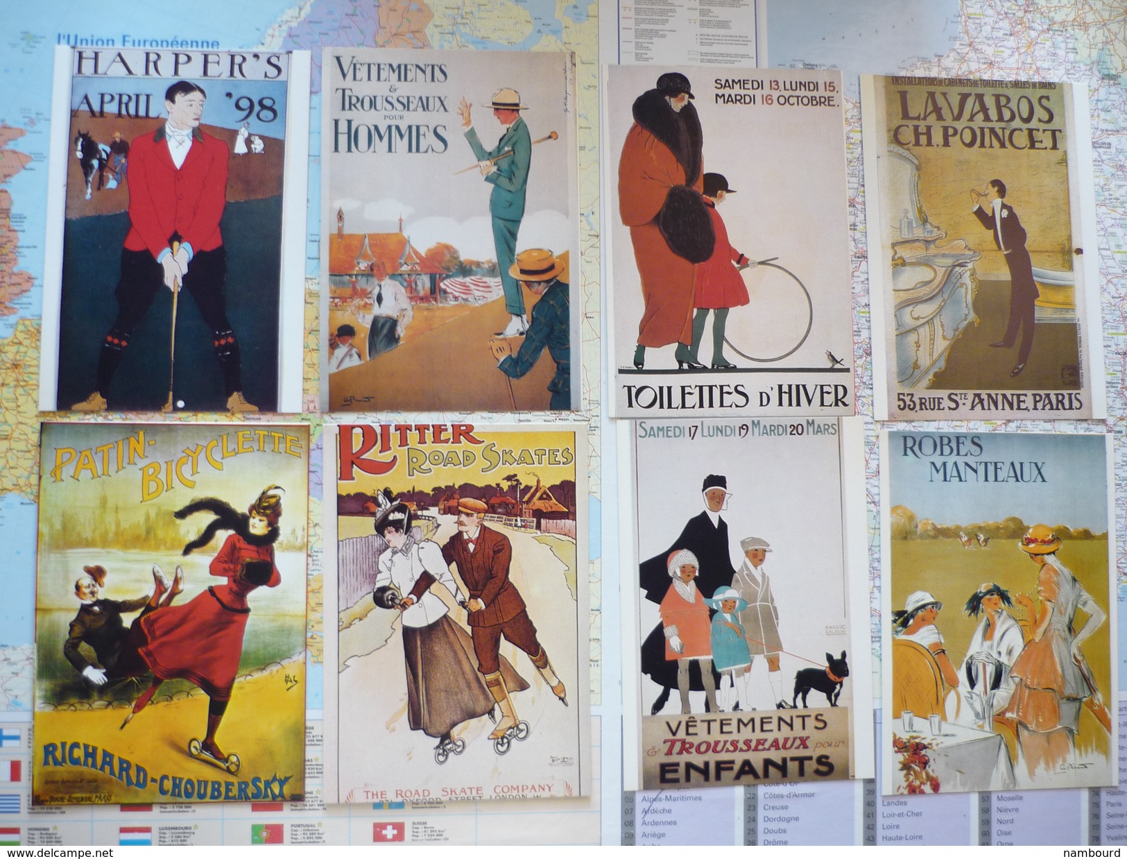 14 Affiches Publicitaires 14 Cartes - Altri & Non Classificati