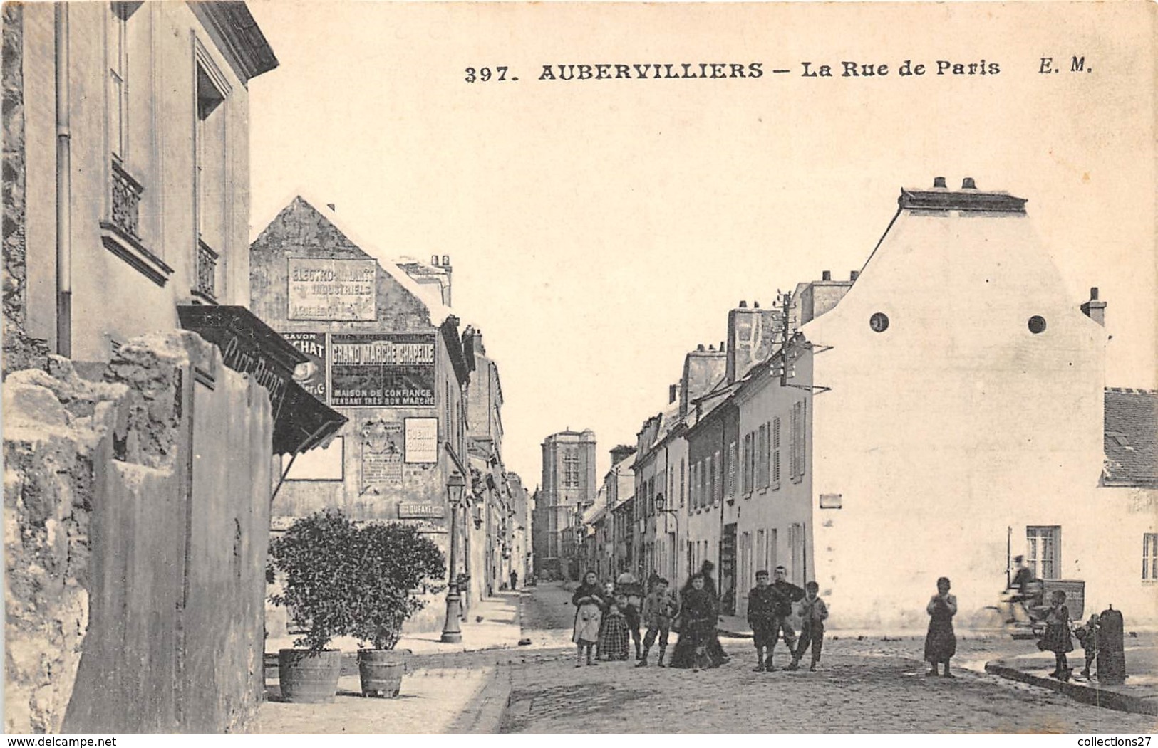 93-AUBERVILLERS- LA RUE DE PARIS - Aubervilliers