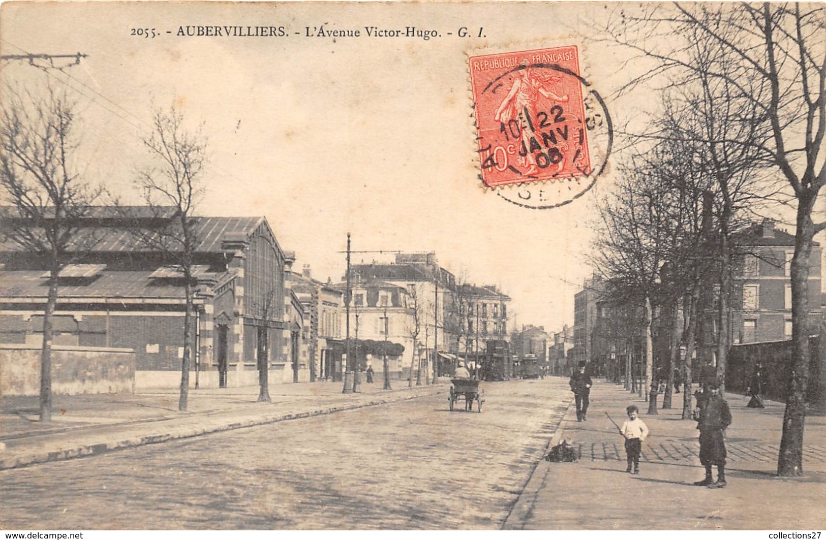 93-AUBERVILLIERS- L'AVENUE VICTOR HUGO - Aubervilliers