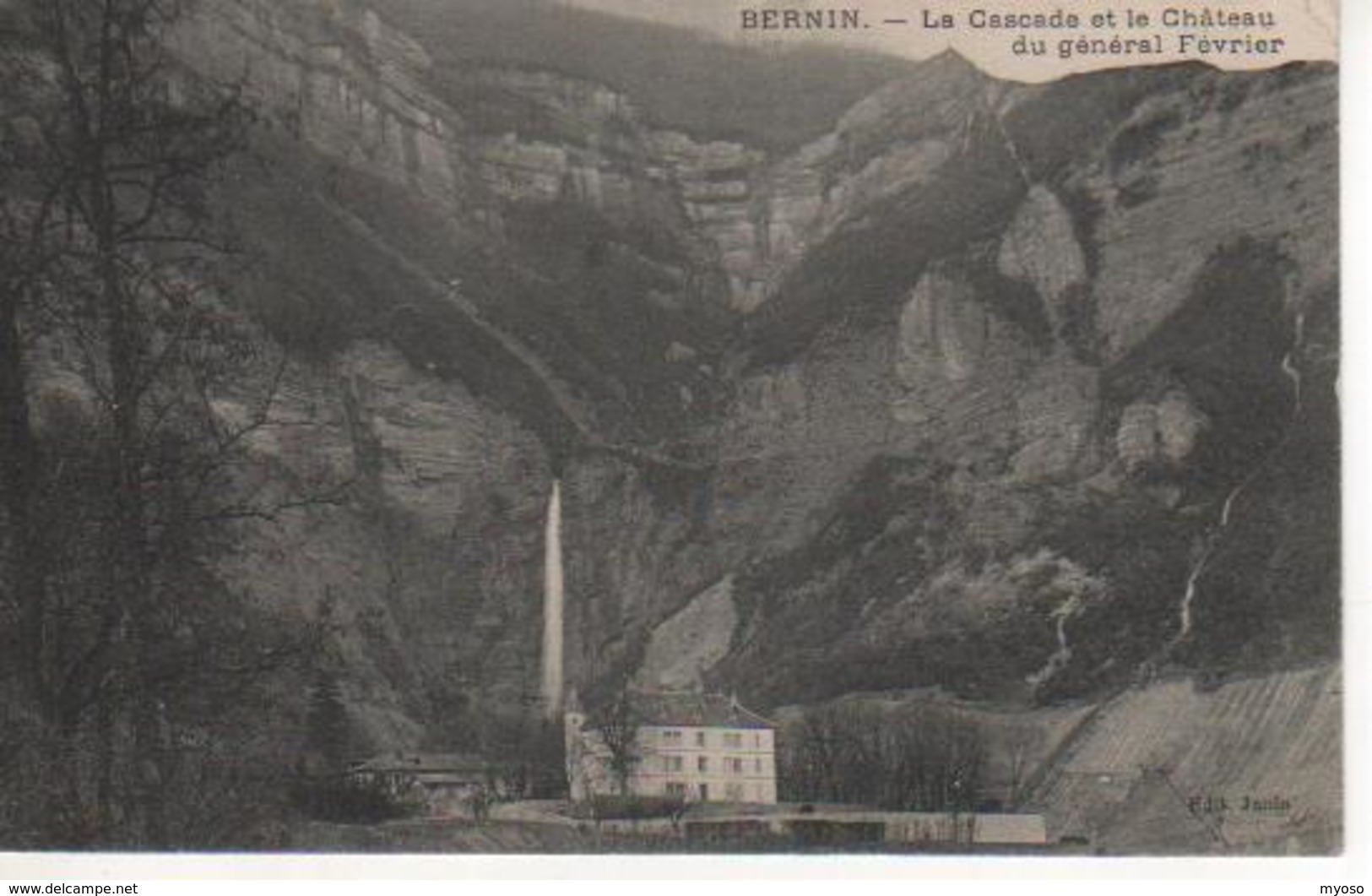 38 BERNIN  Cascade Et Chateau Du General Fevrier - Andere & Zonder Classificatie