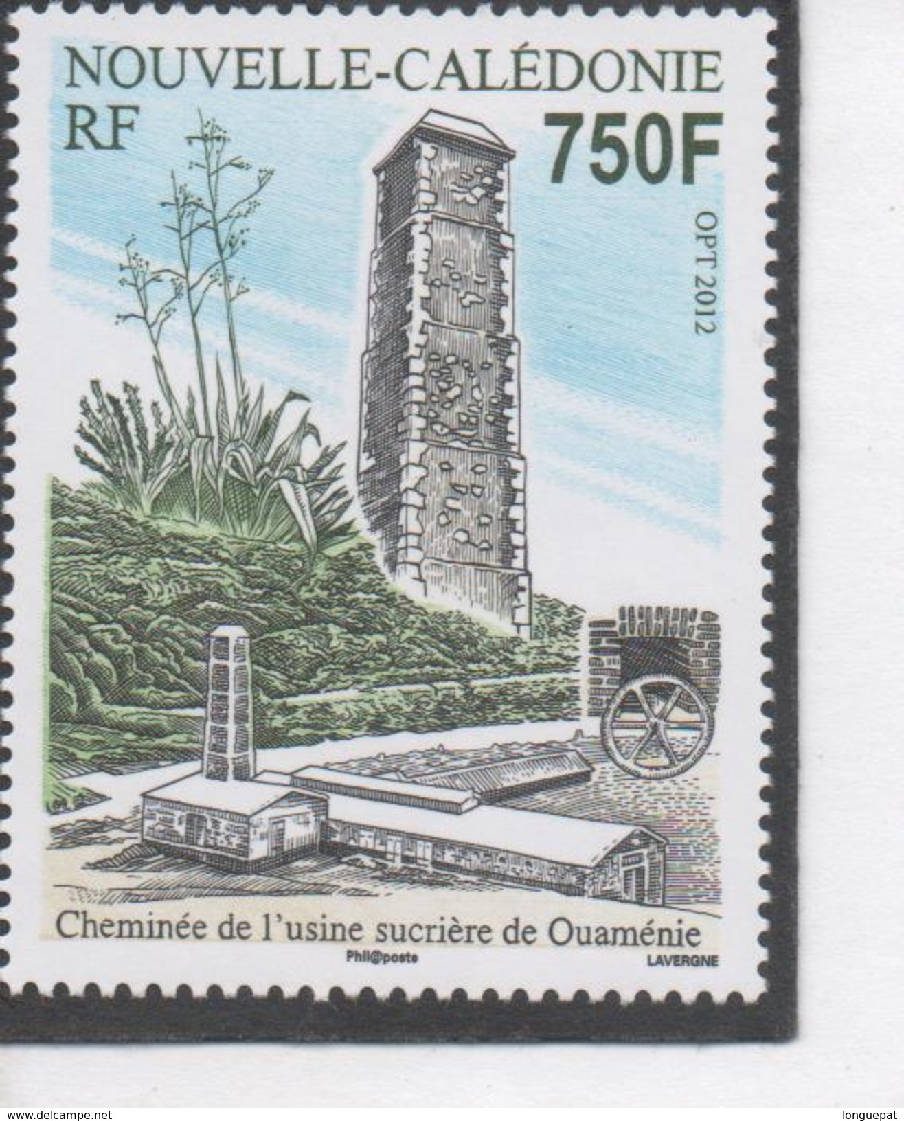 Nelle CALEDONIE -  Industrie Sucrière - Cheminée De L'usine Sucrière De Ouaménie - - Unused Stamps